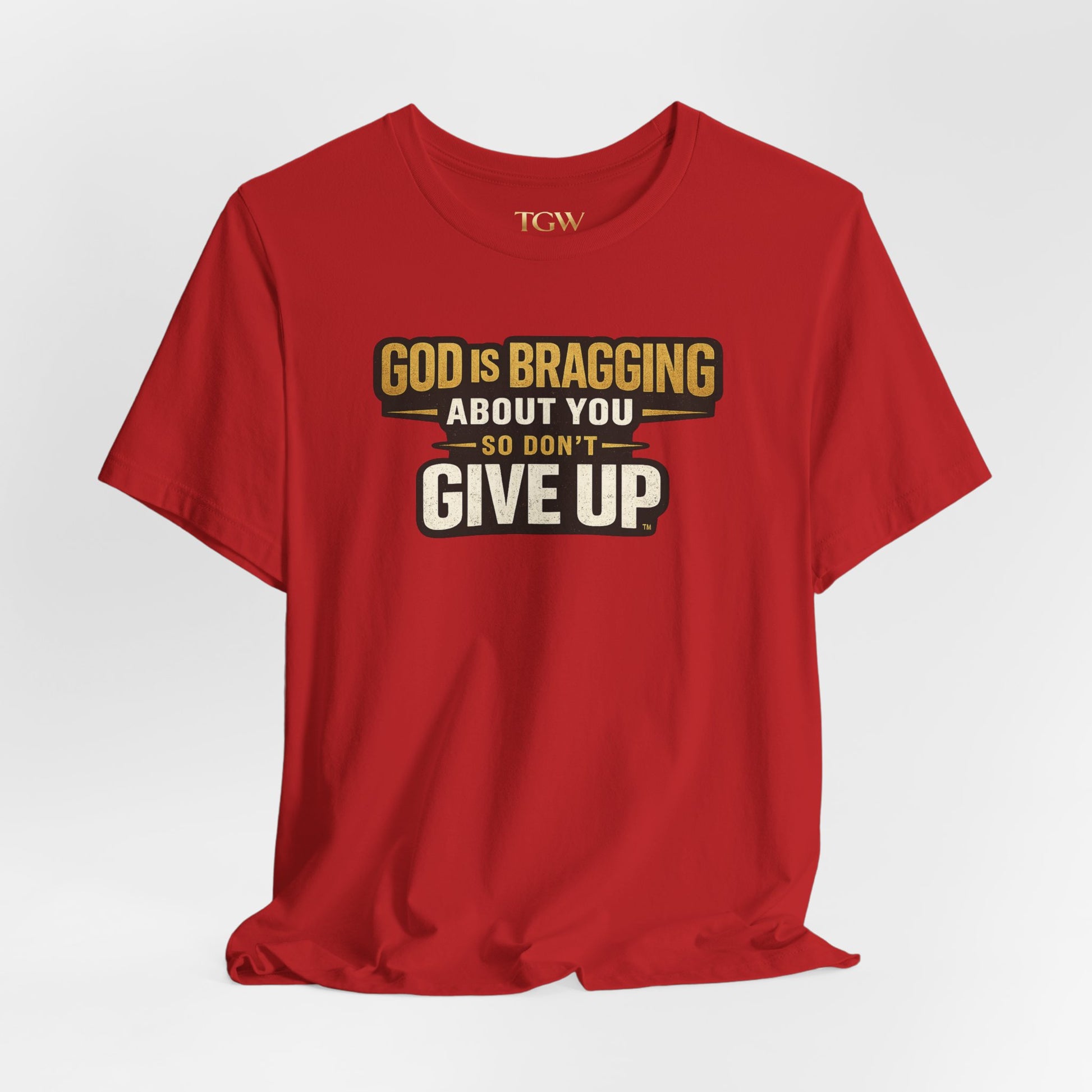 God is Bragging About You - Jersey Short Sleeve Tee