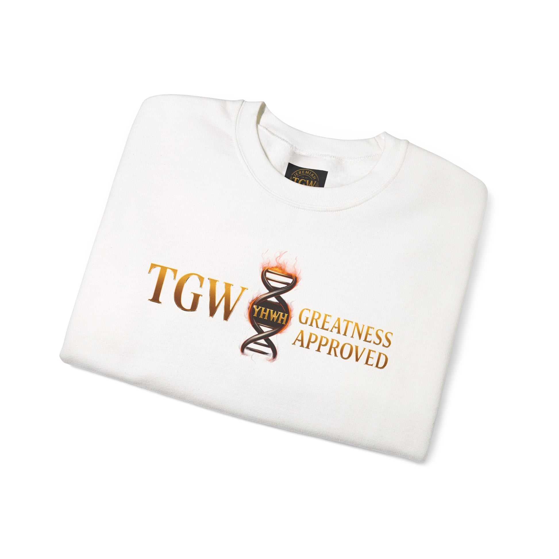 Greatness Approved Sweatshirt, Cozy Sweatshirt, Inspirational Crew neck, Gift for Dreamers, Winter Essentials, Motivational Apparel