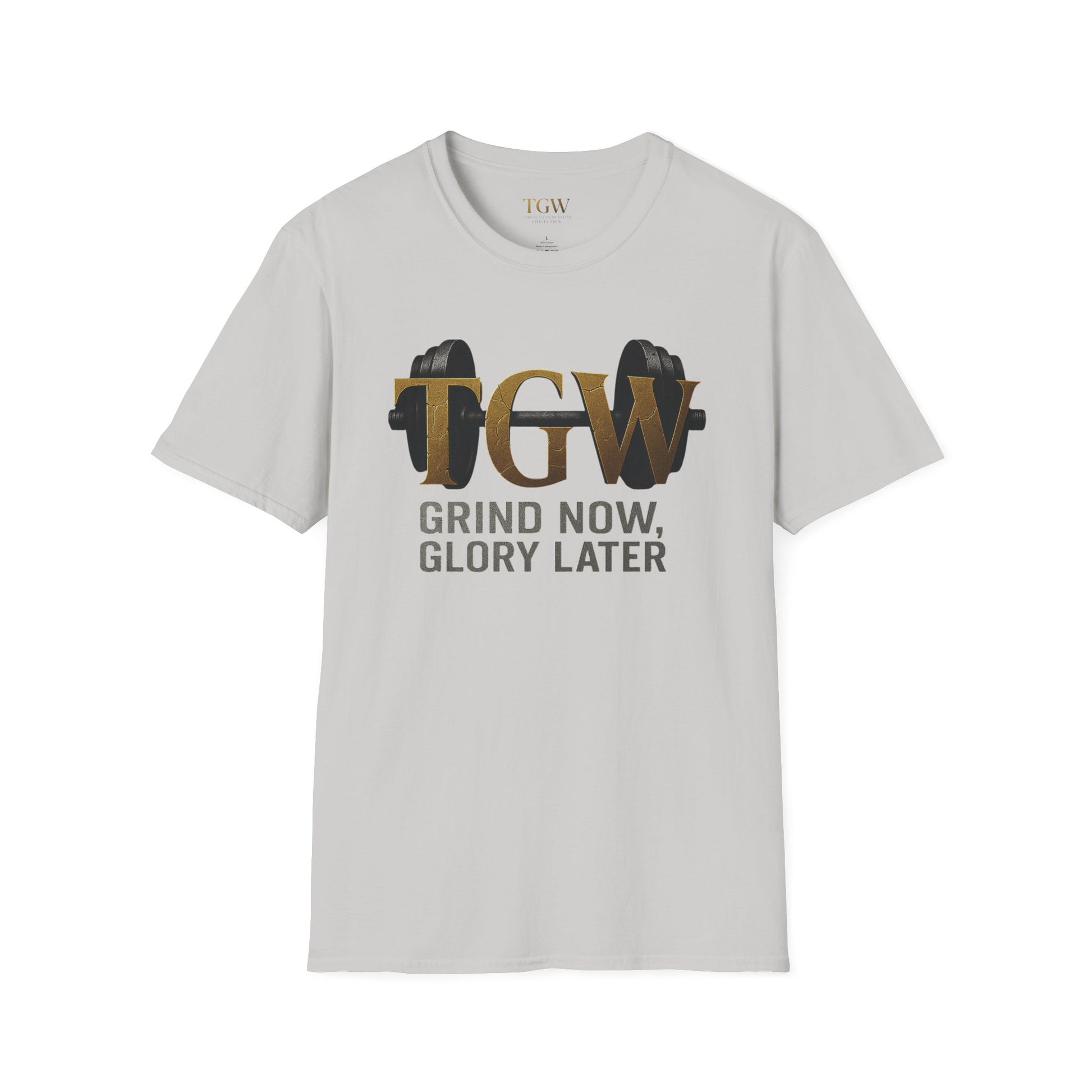 Gym Motivation T-Shirt | "Grind Now, Glory Later" | Fitness Tee, Workout Shirt, Athletic Apparel, Gift for Gym Lovers