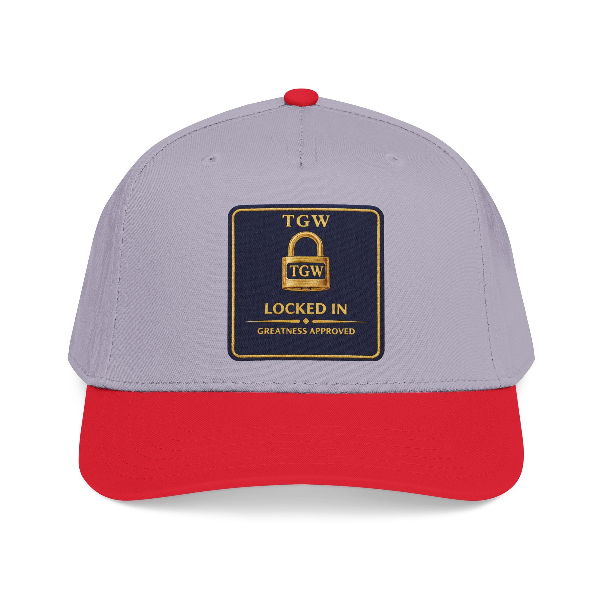 TGW “LOCKED IN” — Greatness Approved   Mid Profile Baseball Cap