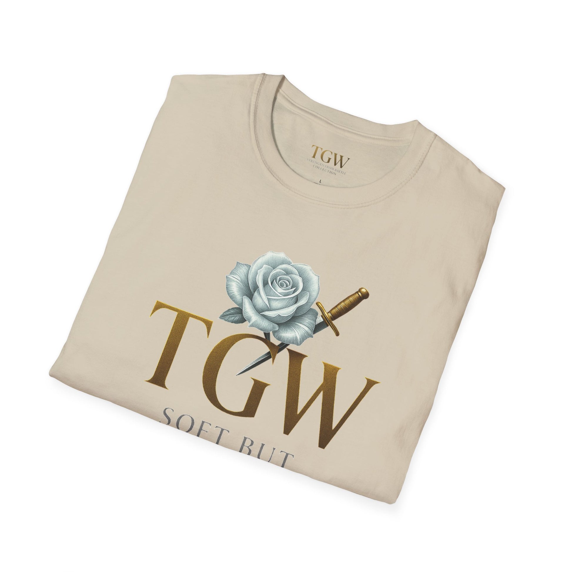 Soft style T-Shirt - Soft but Unbreakable Graphic Tee, Motivational Shirt, Gift for Her, Casual Wear, Inspirational Fashion