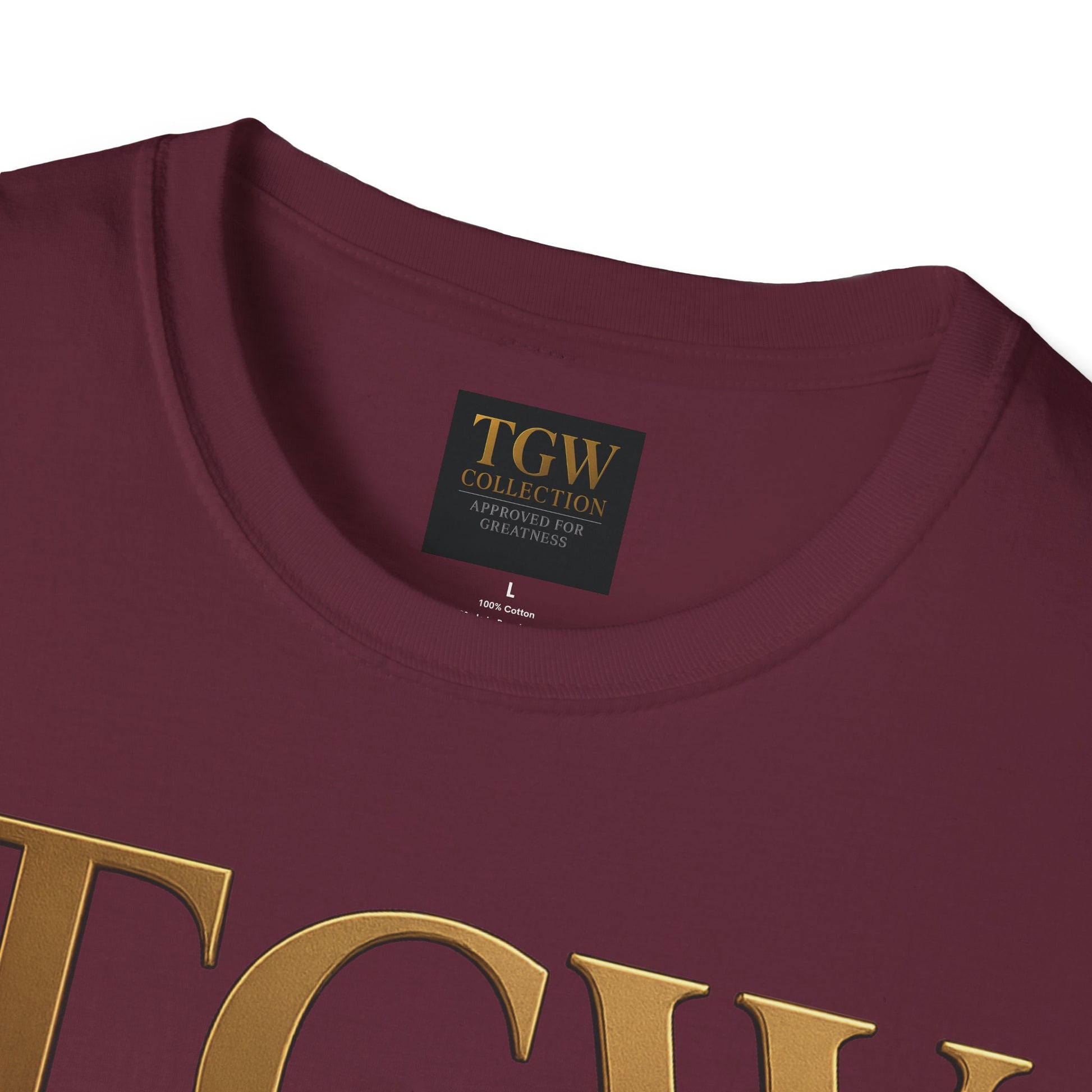 TGW Collection  Soft style T-Shirt | Casual Graphic Tee | Greatness Approved | Perfect for Everyday Wear, Gifts, and Celebrations