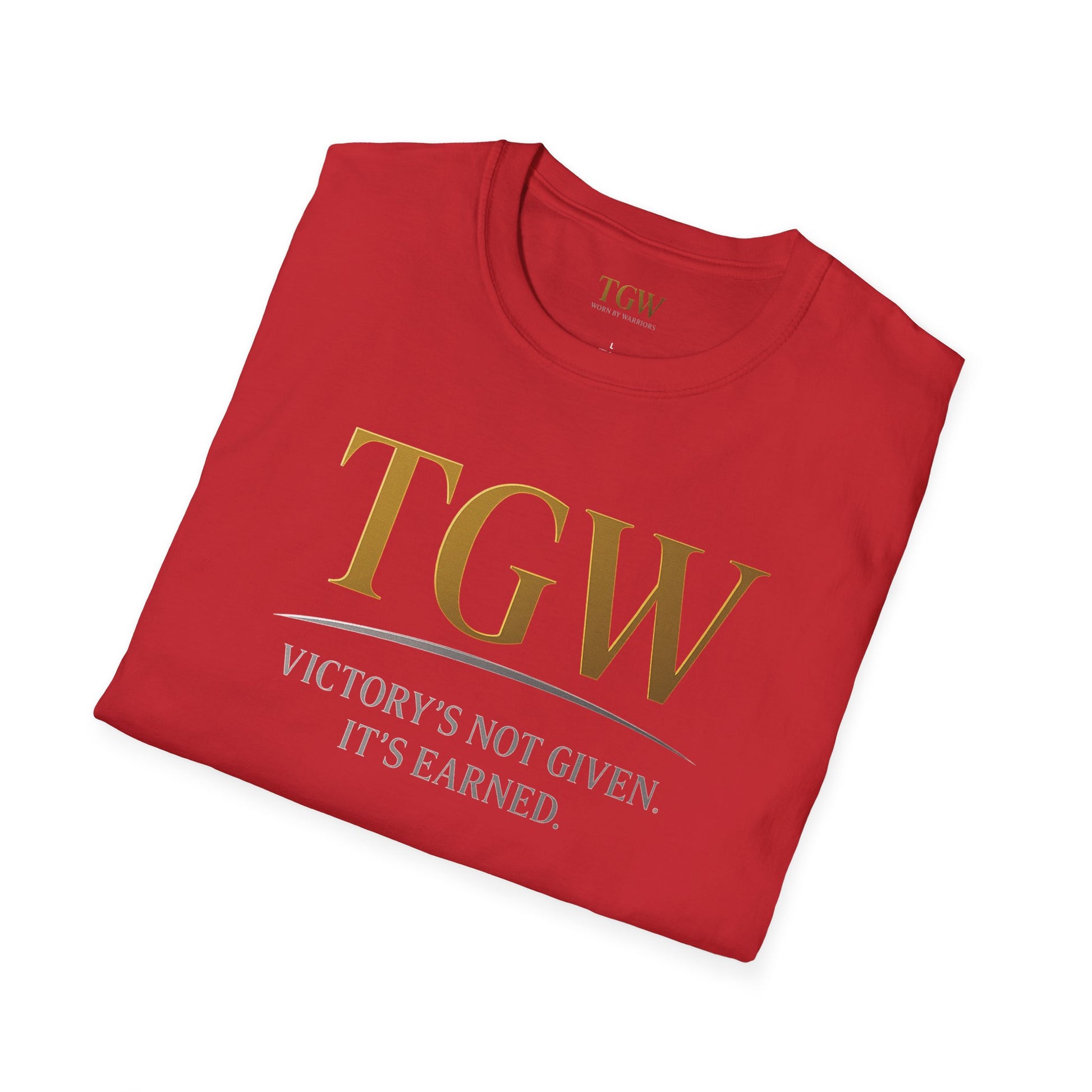 Victory Earned Unisex Softstyle T-Shirt | Motivational Tee, Inspirational Gift, Casual Wear, Empowering Apparel, Everyday Comfort