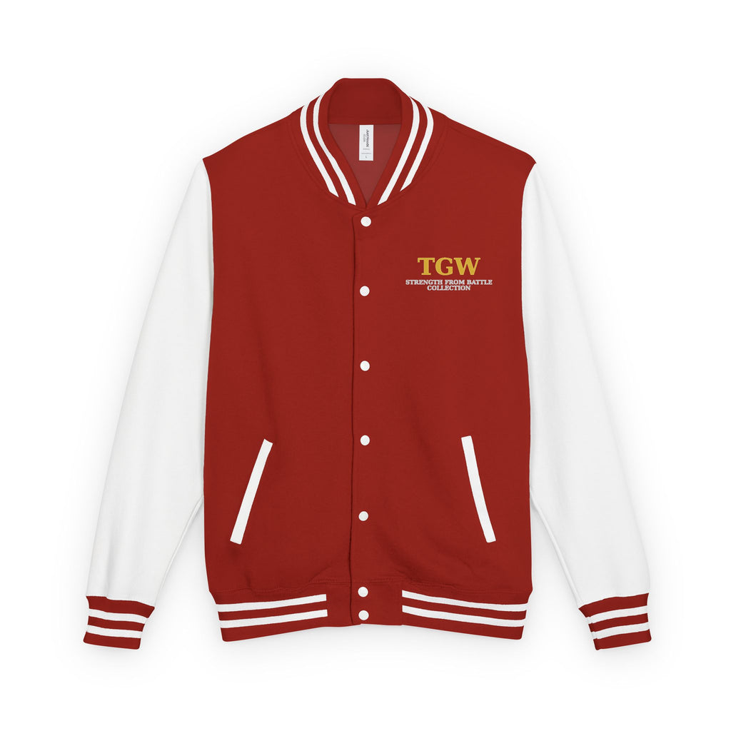 Men Heavyweight Letterman Jacket - Vintage Style Varsity Jacket for Everyday Wear, Sports Events, Graduation, Casual Outings, Team Spirit