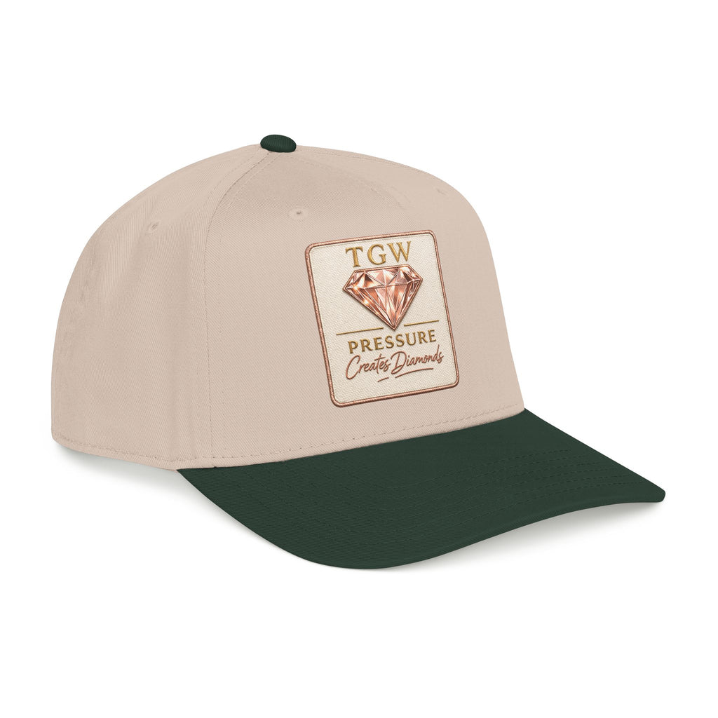 TGW Collection™  The TGW "Pressure Diamonds" Mid Profile Baseball Cap