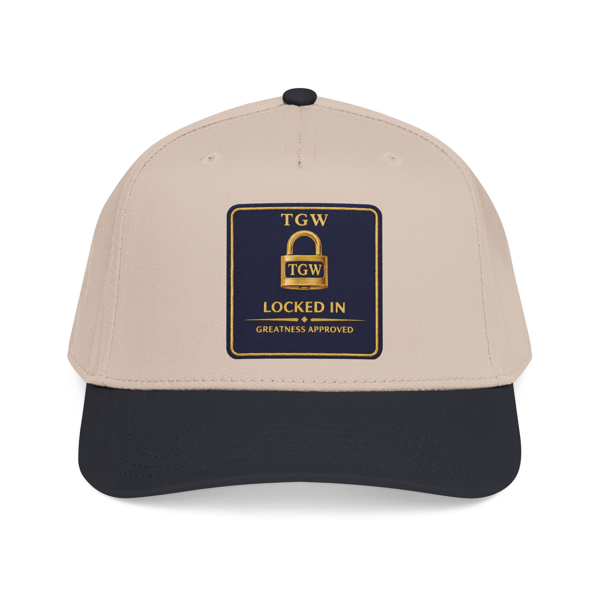TGW “LOCKED IN” — Greatness Approved   Mid Profile Baseball Cap
