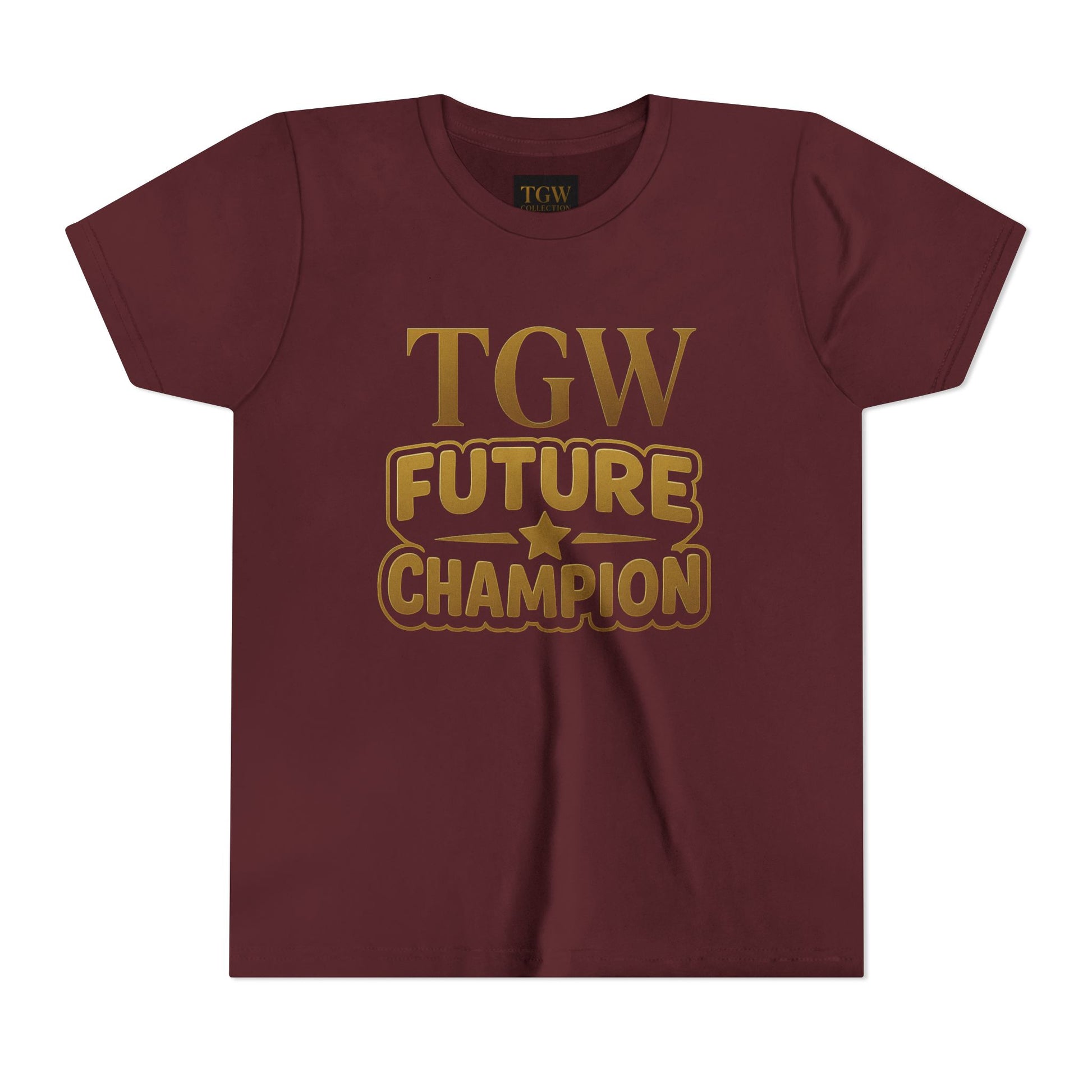 Future Champion Youth Tee - Motivational Kids Shirt, Sportswear, Birthday Gift, Fun Apparel, Champion Theme