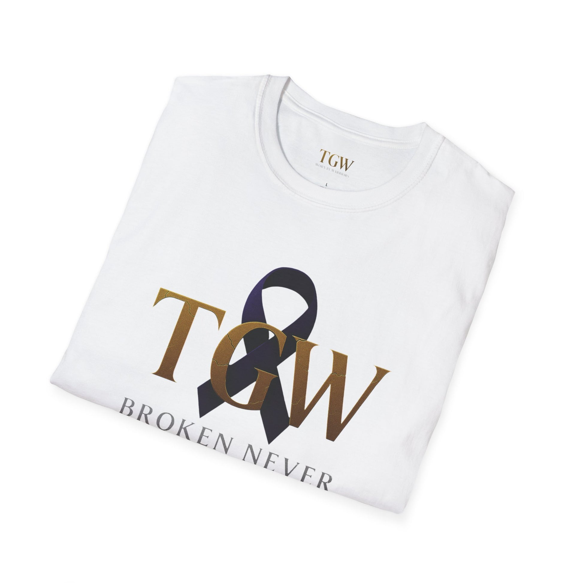 Empowering Unisex Softstyle T-Shirt, Supportive Tee for Awareness, Gift for Cancer Fighters, Casual Wear, Inspirational Shirt