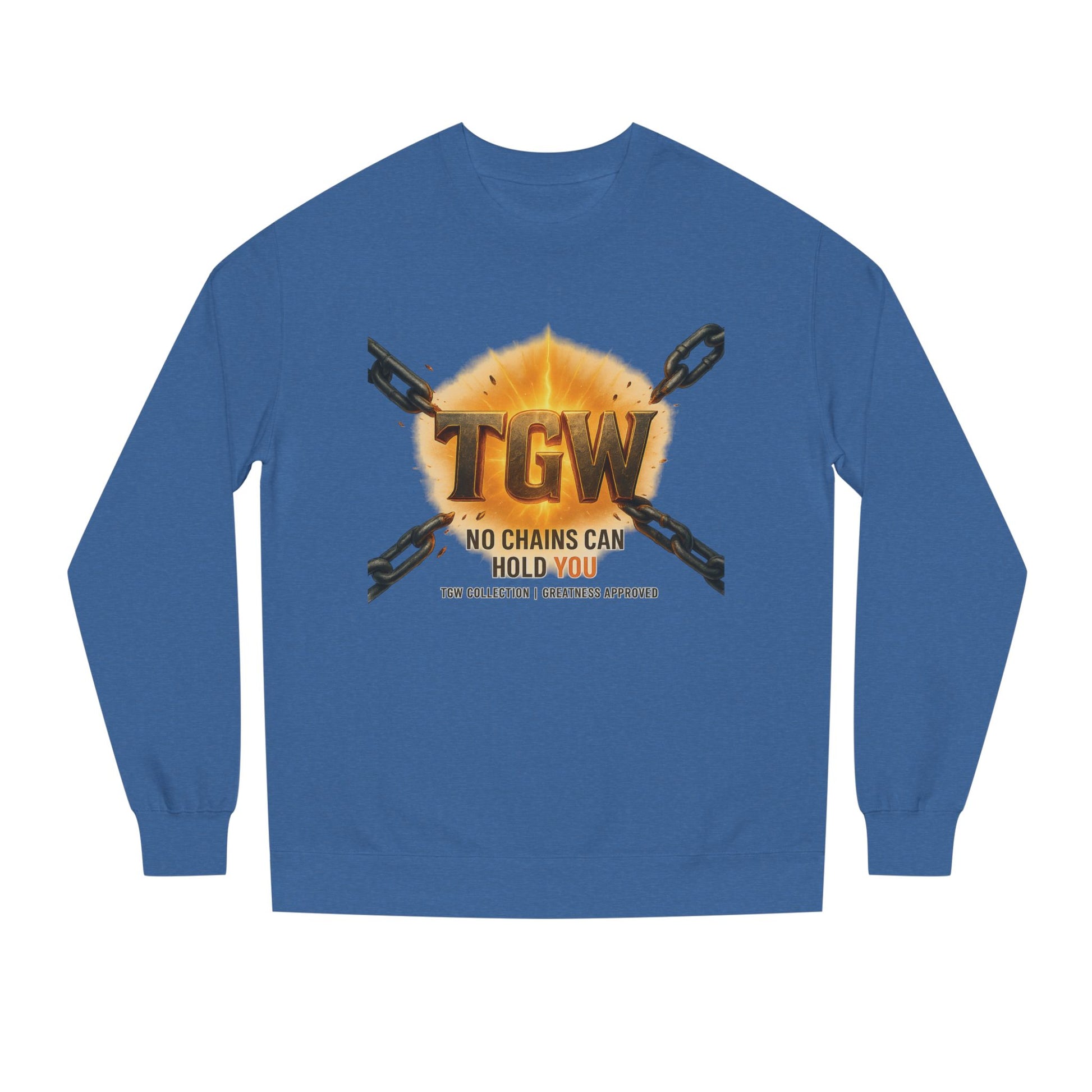 Empowering Crewneck Sweatshirt - "No Chains Can Hold You"