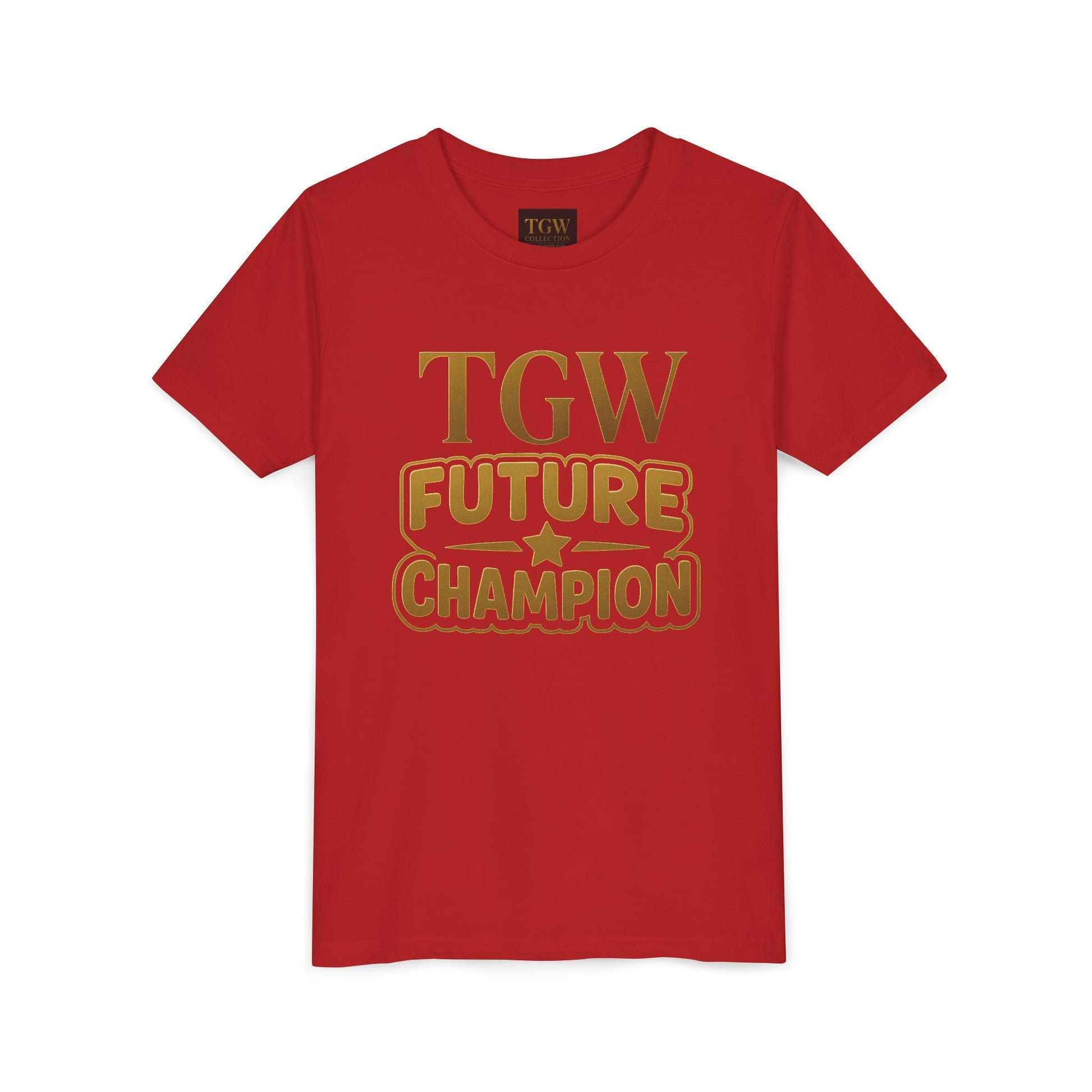 Future Champion Youth Tee - Motivational Kids Shirt, Sportswear, Birthday Gift, Fun Apparel, Champion Theme