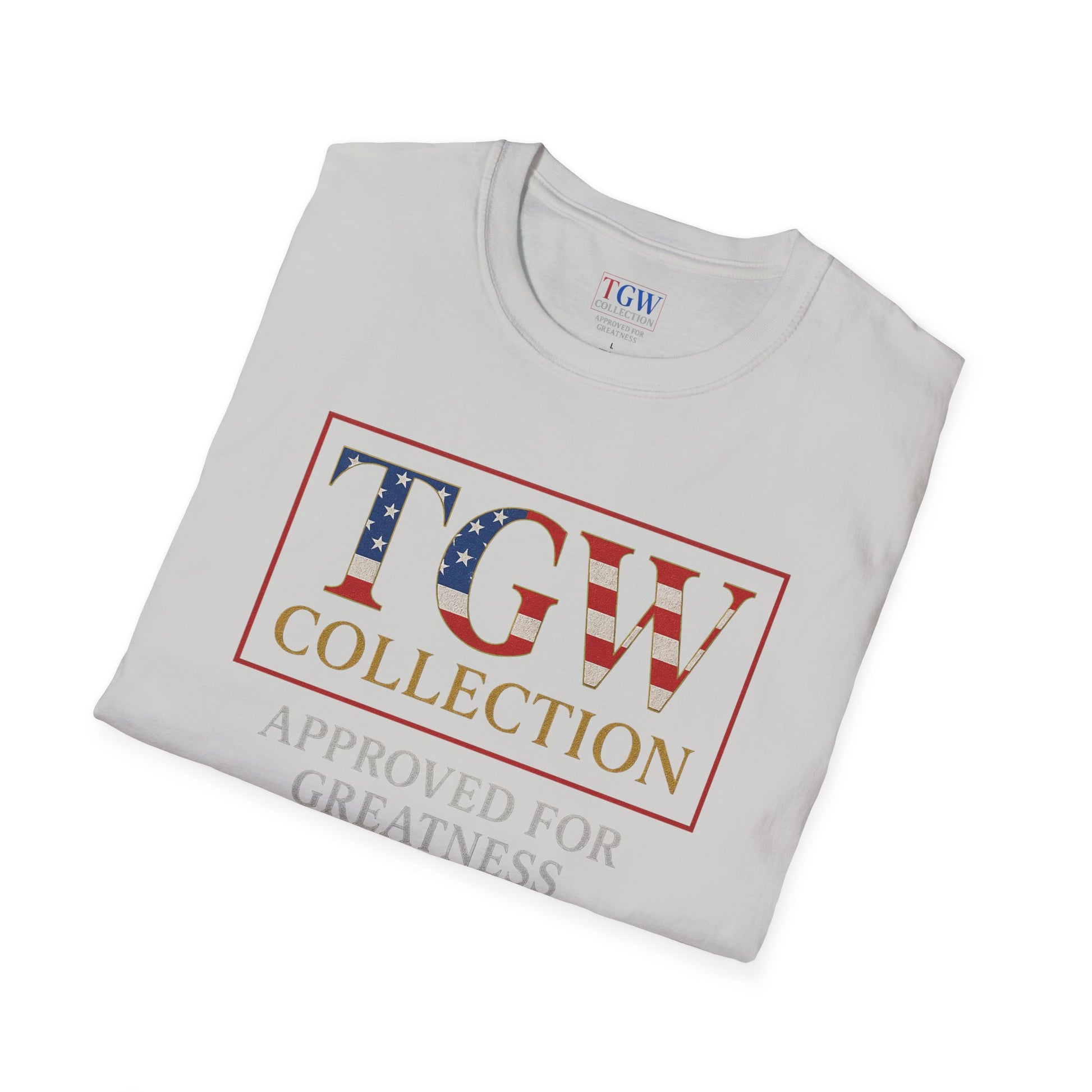 Soft style T-Shirt: TGW Collection, Approved for Greatness - Comfortable Apparel for Everyday, Gifts for Friends, USA Pride