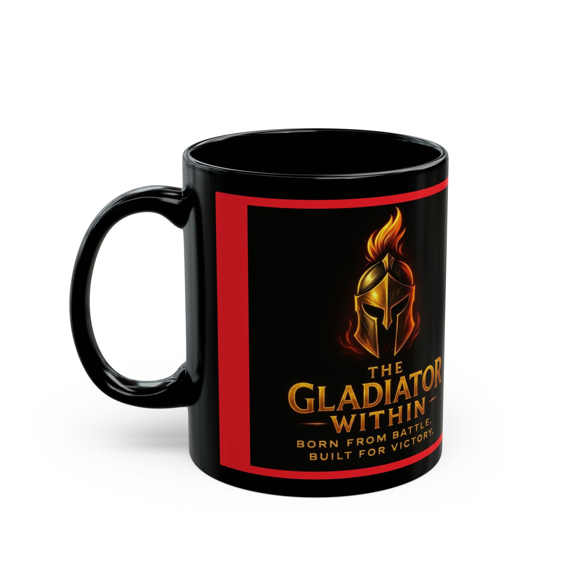 Empowering Gladiator Mug | Motivational Coffee Cup, Gift for Warriors, Fitness Inspiration, Home Office Decor, Gym Drinkware