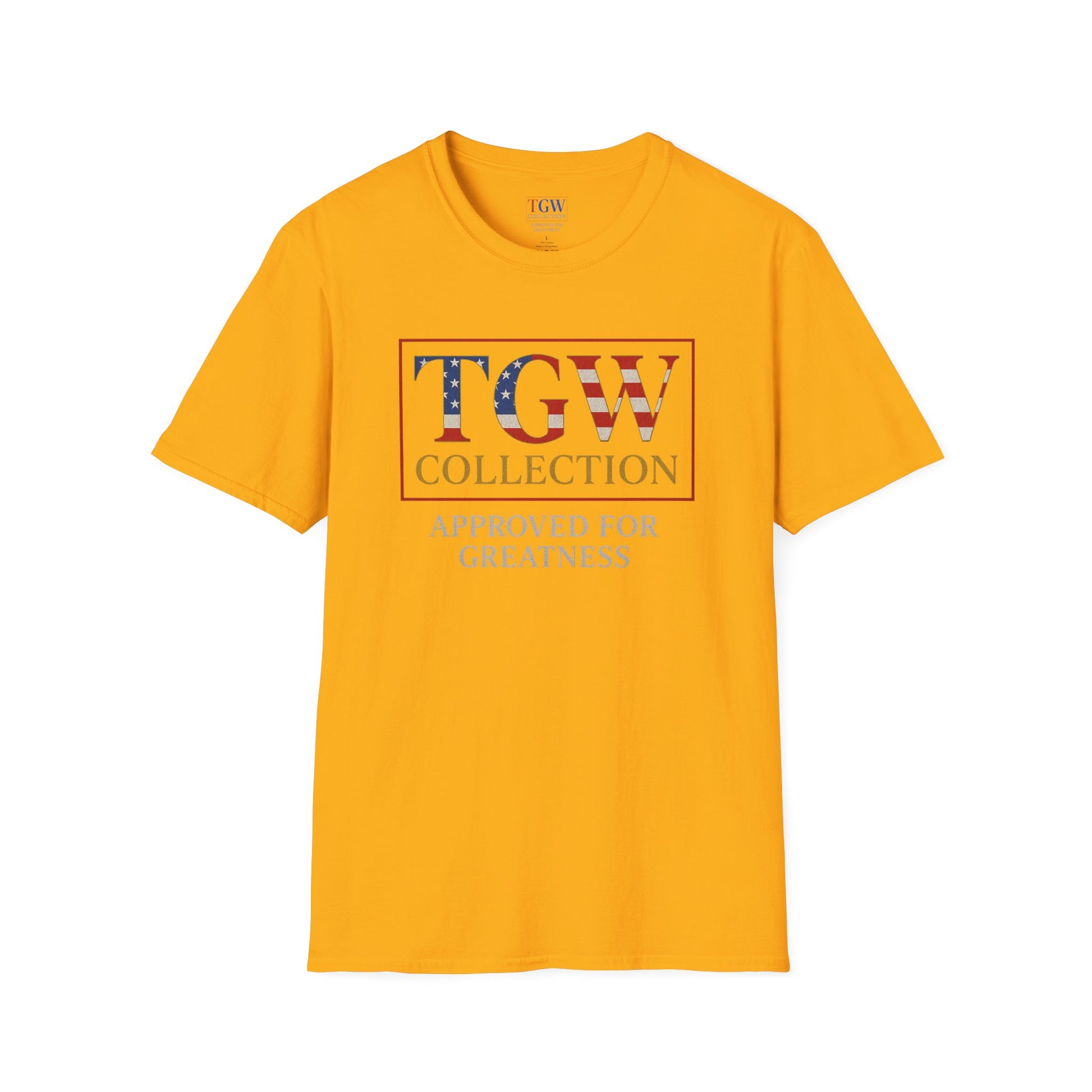 Soft style T-Shirt: TGW Collection, Approved for Greatness - Comfortable Apparel for Everyday, Gifts for Friends, USA Pride
