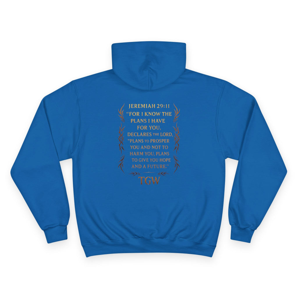 Inspirational Champion Hoodie - Faithful Message, Cozy Style, Religious Gift, Casual Wear, Christian Apparel