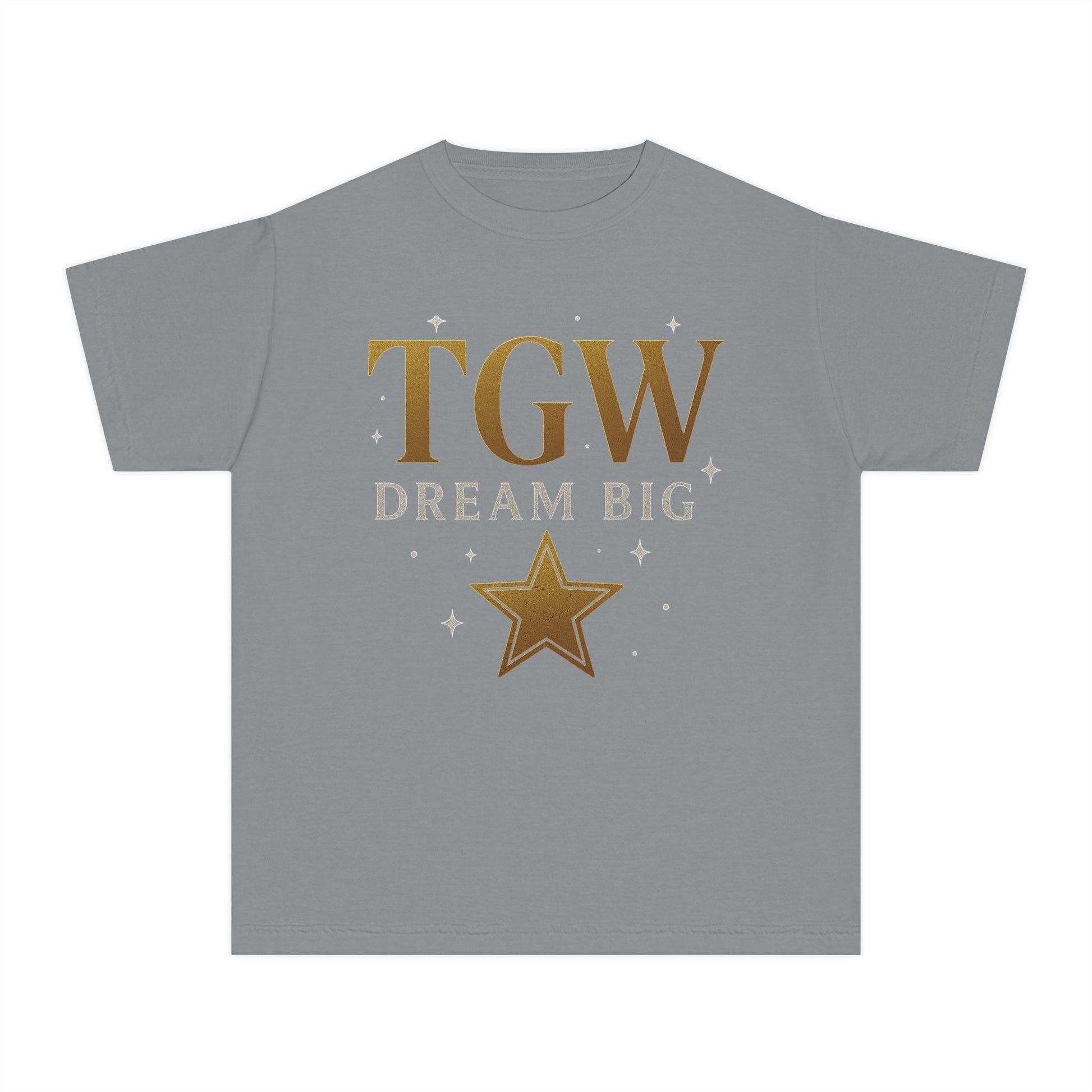 Dream Big Youth Tee - Inspirational T-Shirt for Kids, Motivational Shirt, Casual Wear, Birthday Gift, Encouragement Top