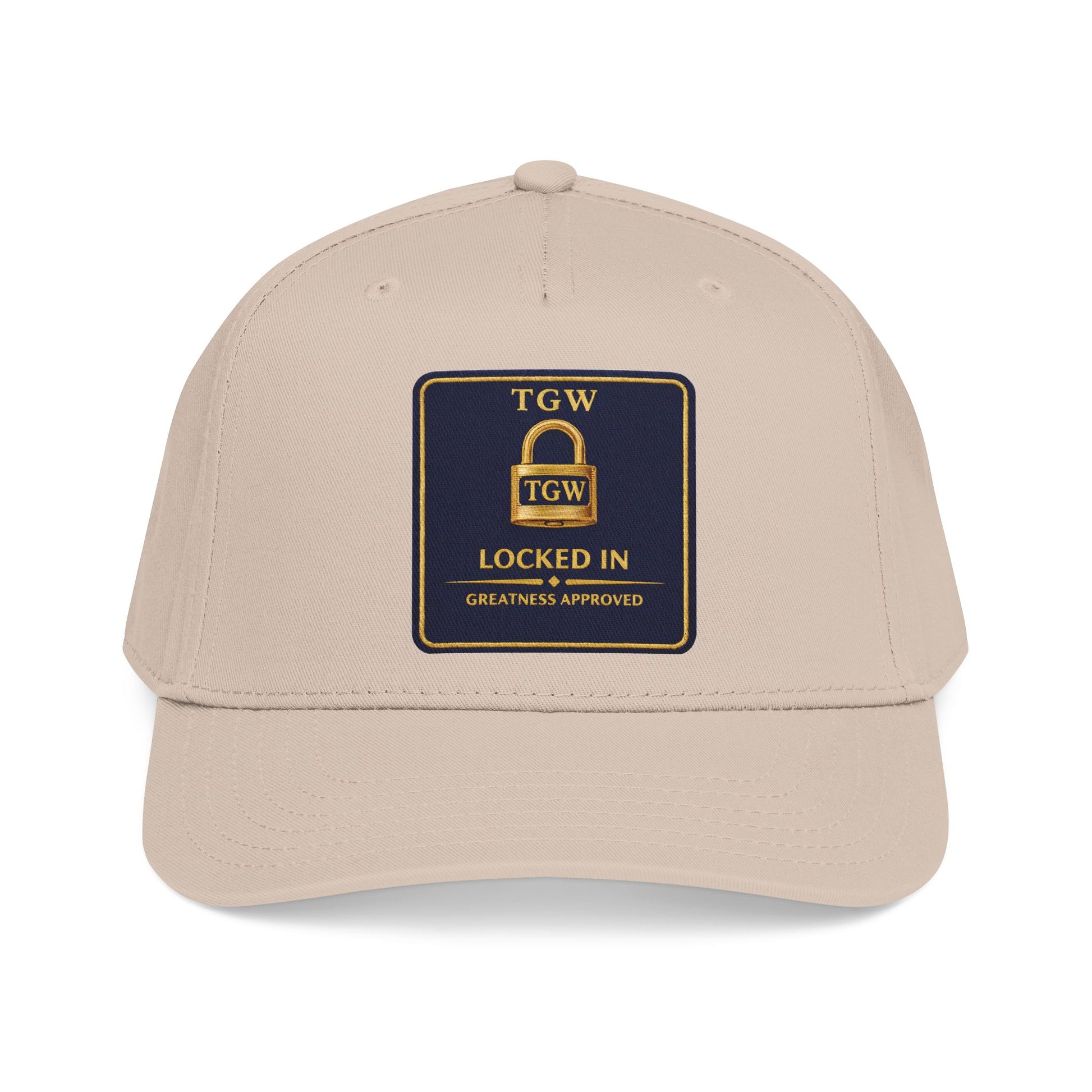 TGW “LOCKED IN” — Greatness Approved   Mid Profile Baseball Cap