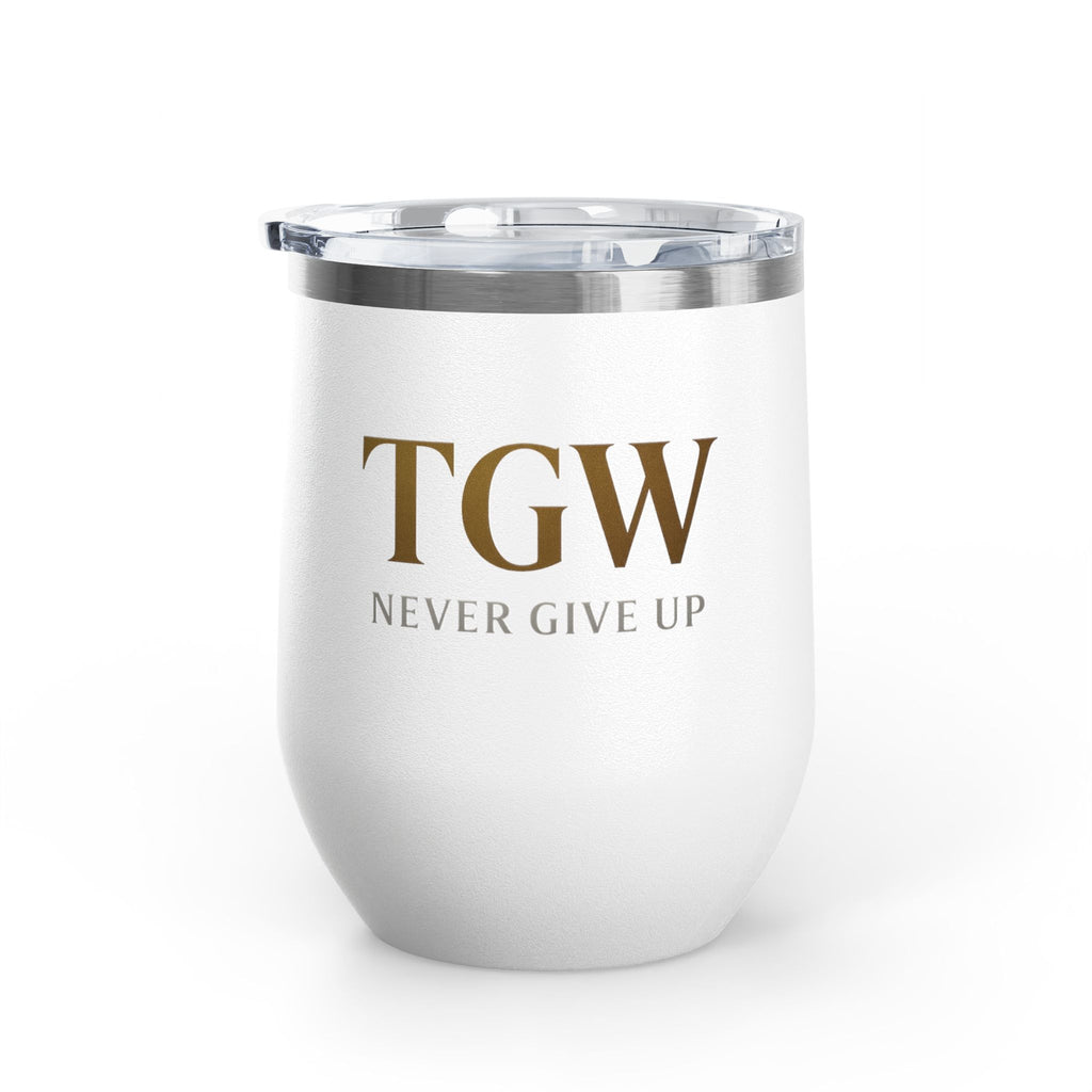 Elegant Wine Tumbler - Strive for Greatness | Personalized Gift for Wine Lovers, Celebrations, Home Bar, Holidays, Motivational Drinkware
