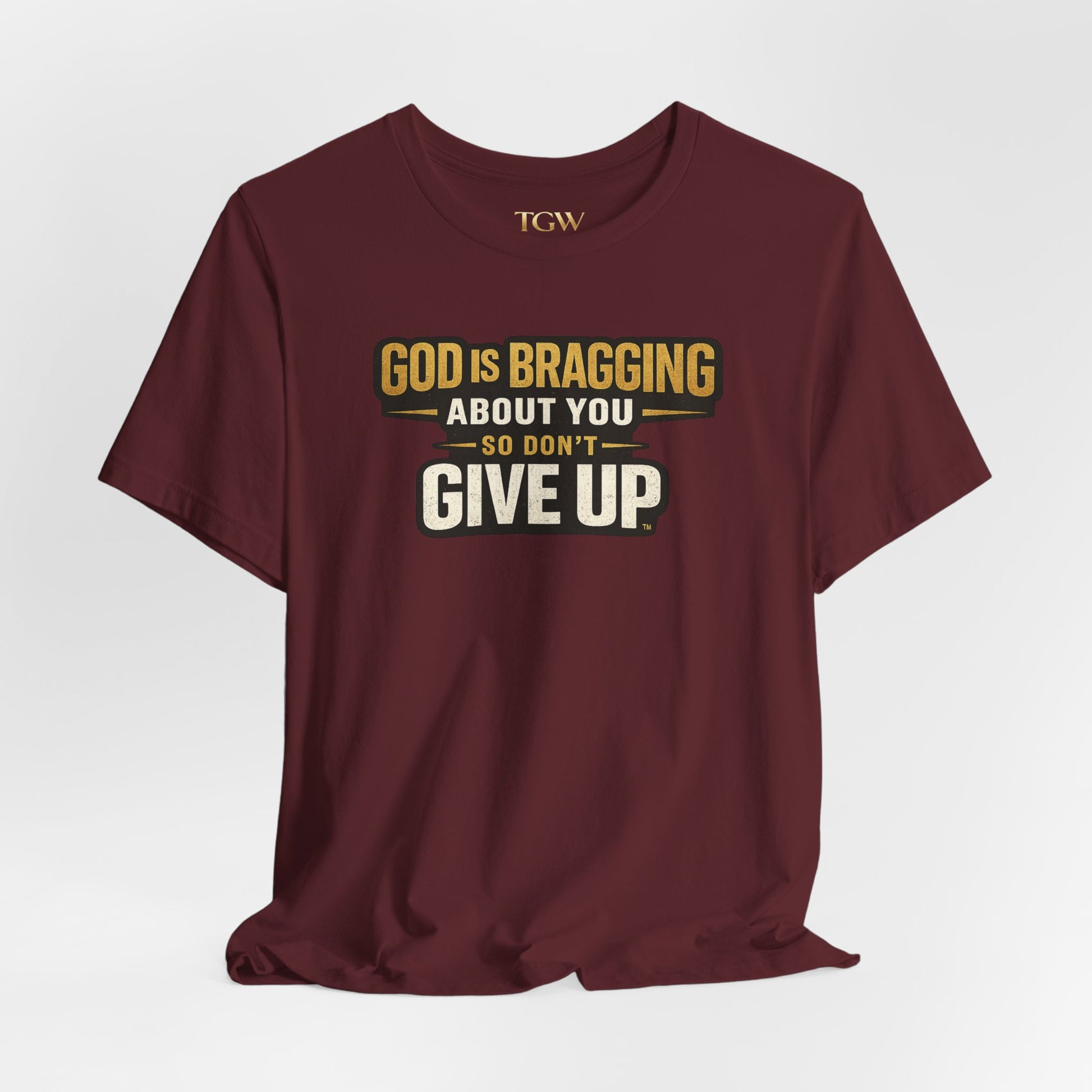 God is Bragging About You - Jersey Short Sleeve Tee