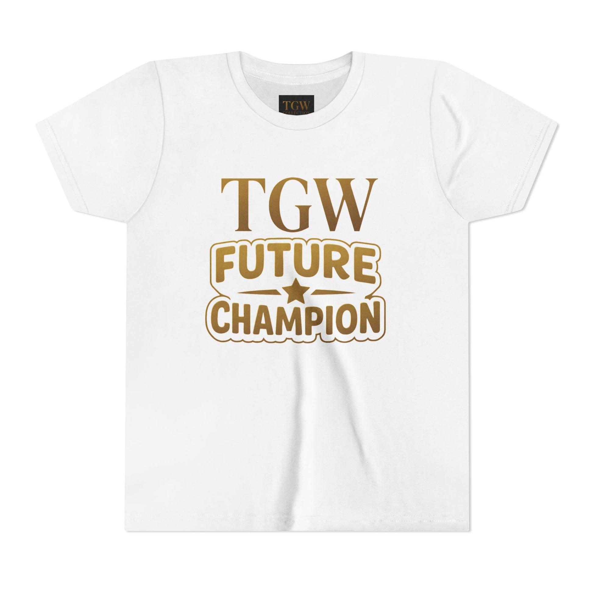 Future Champion Youth Tee - Motivational Kids Shirt, Sportswear, Birthday Gift, Fun Apparel, Champion Theme