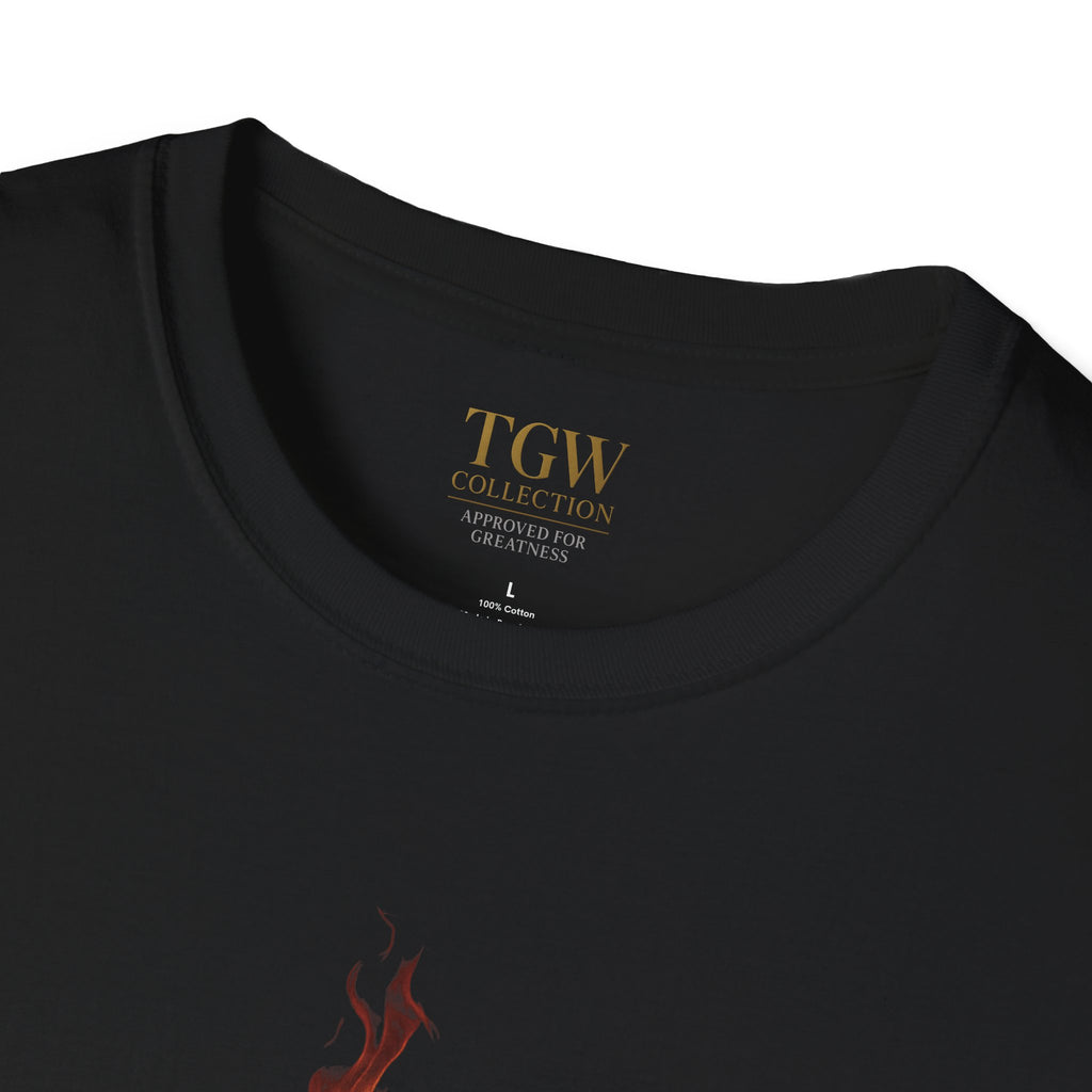 Stylish Fire-Inspired Graphic Tee for Every Occasion, Casual Wear, Summer Outfit, Graphic T-Shirt
