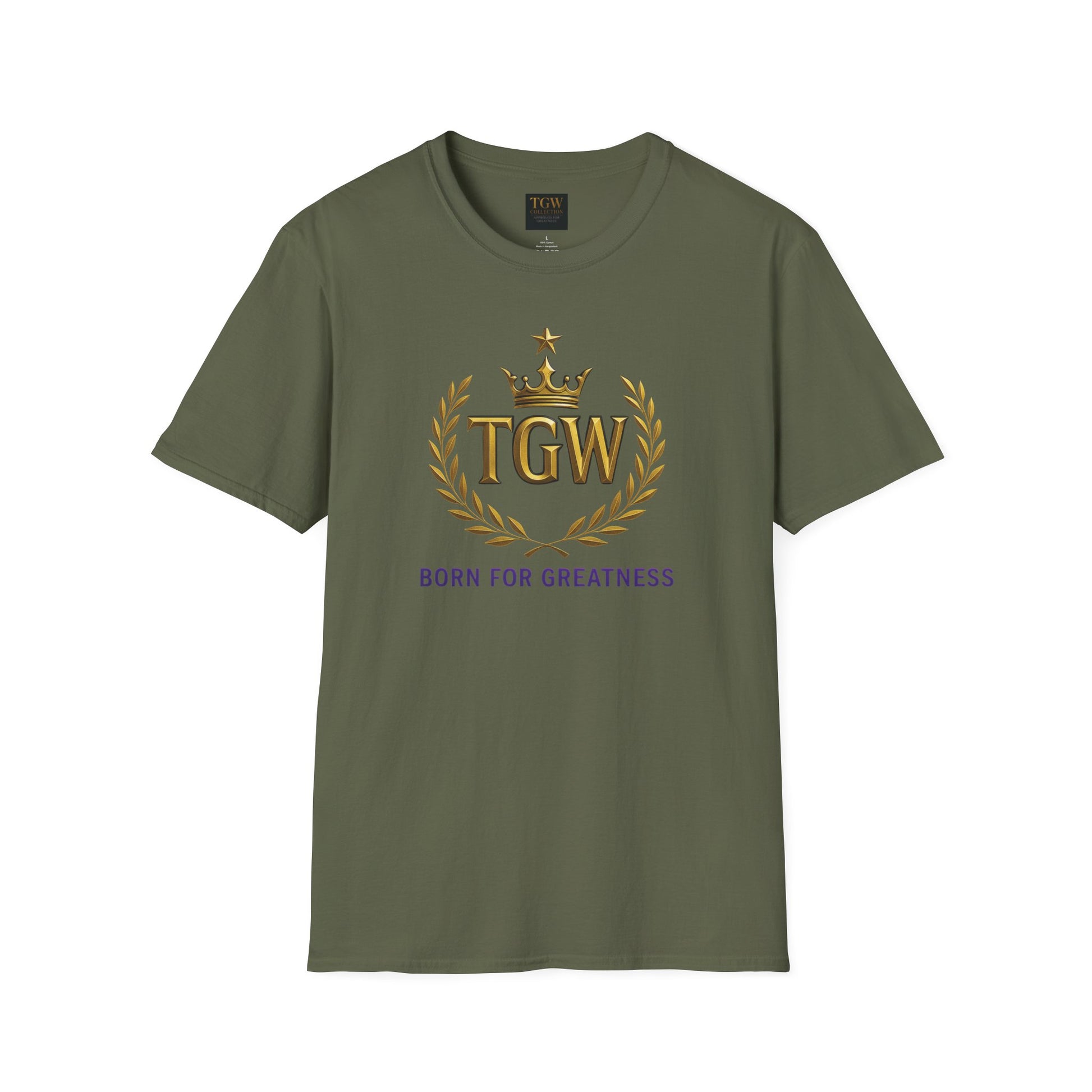 Inspirational T-Shirt - Born for Greatness, Motivational Tee, Gift for Achievers, Casual Wear, Everyday Comfort