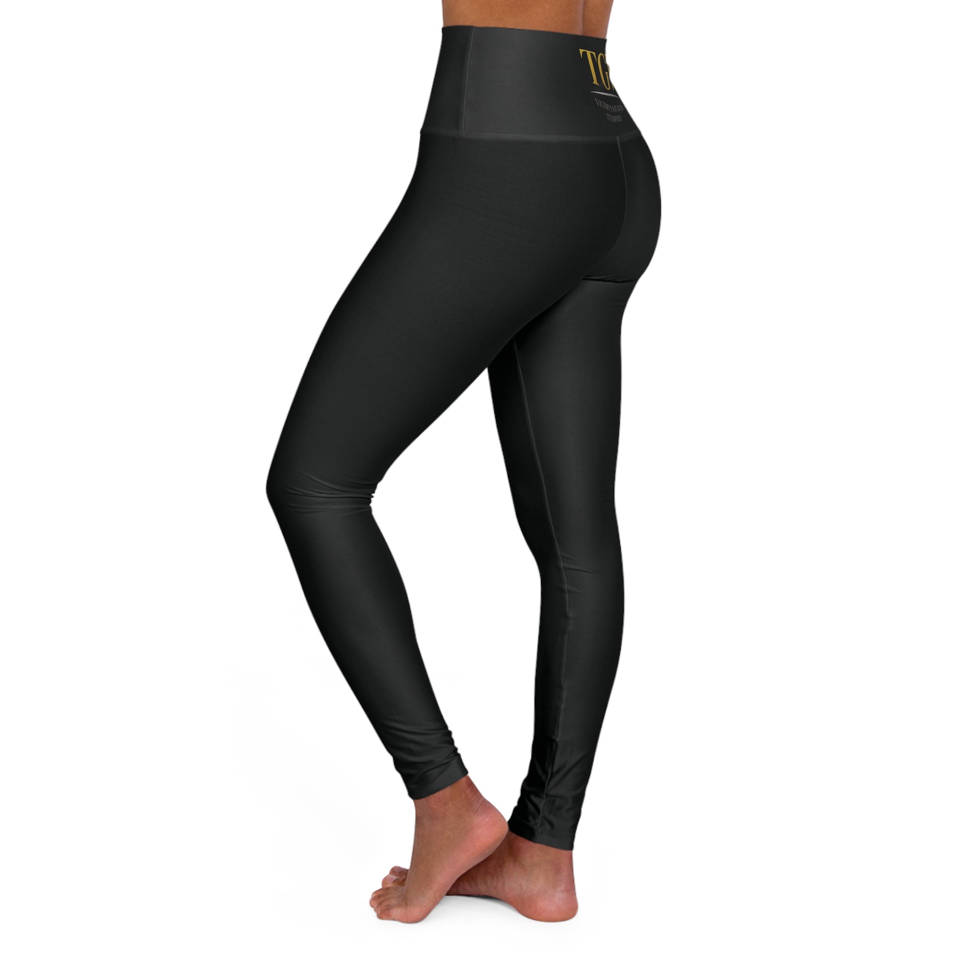 Empowering High Waisted Yoga Leggings, Fitness Apparel, Active wear for Women, Workout Leggings, Stylish Gym Pants