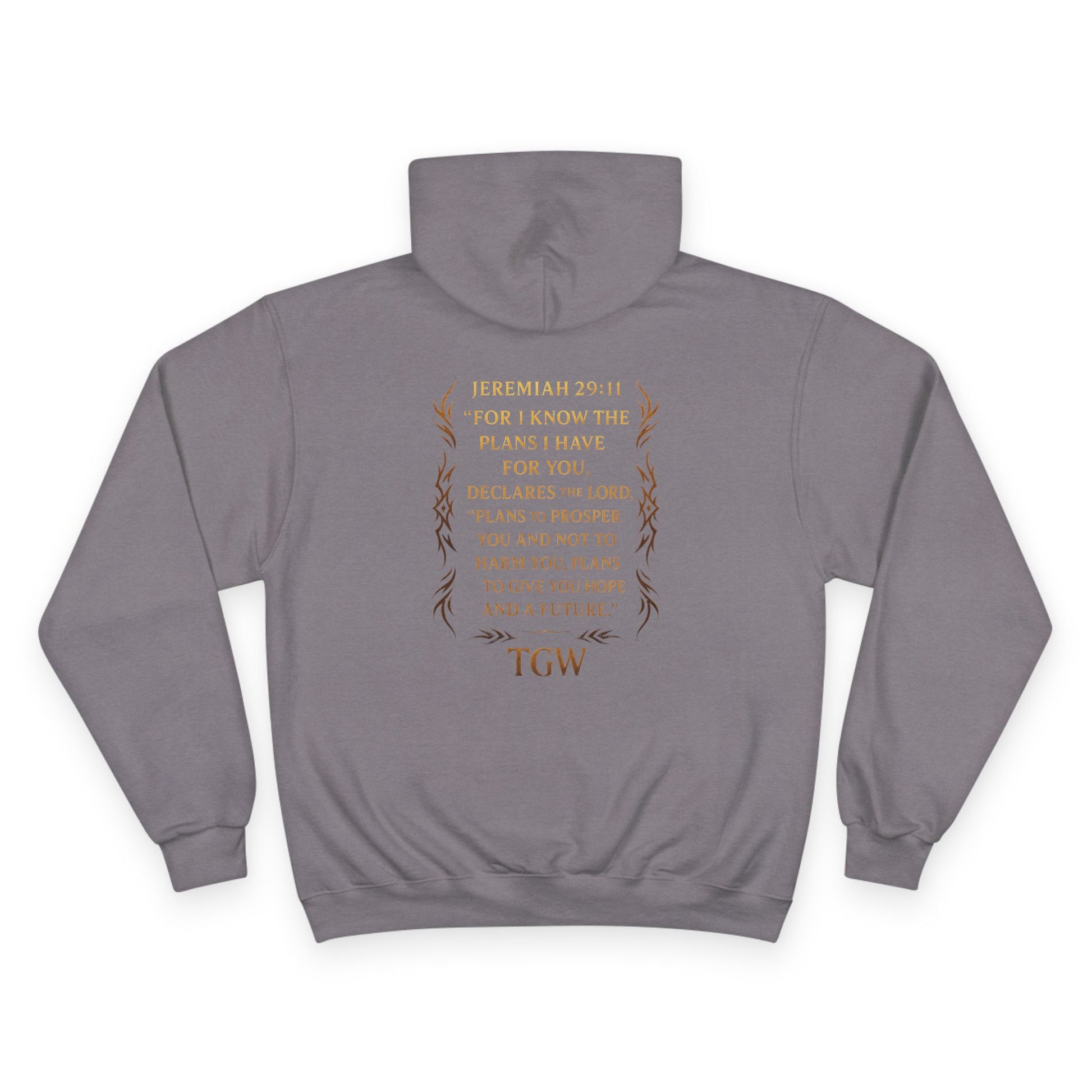 Inspirational Champion Hoodie - Faithful Message, Cozy Style, Religious Gift, Casual Wear, Christian Apparel