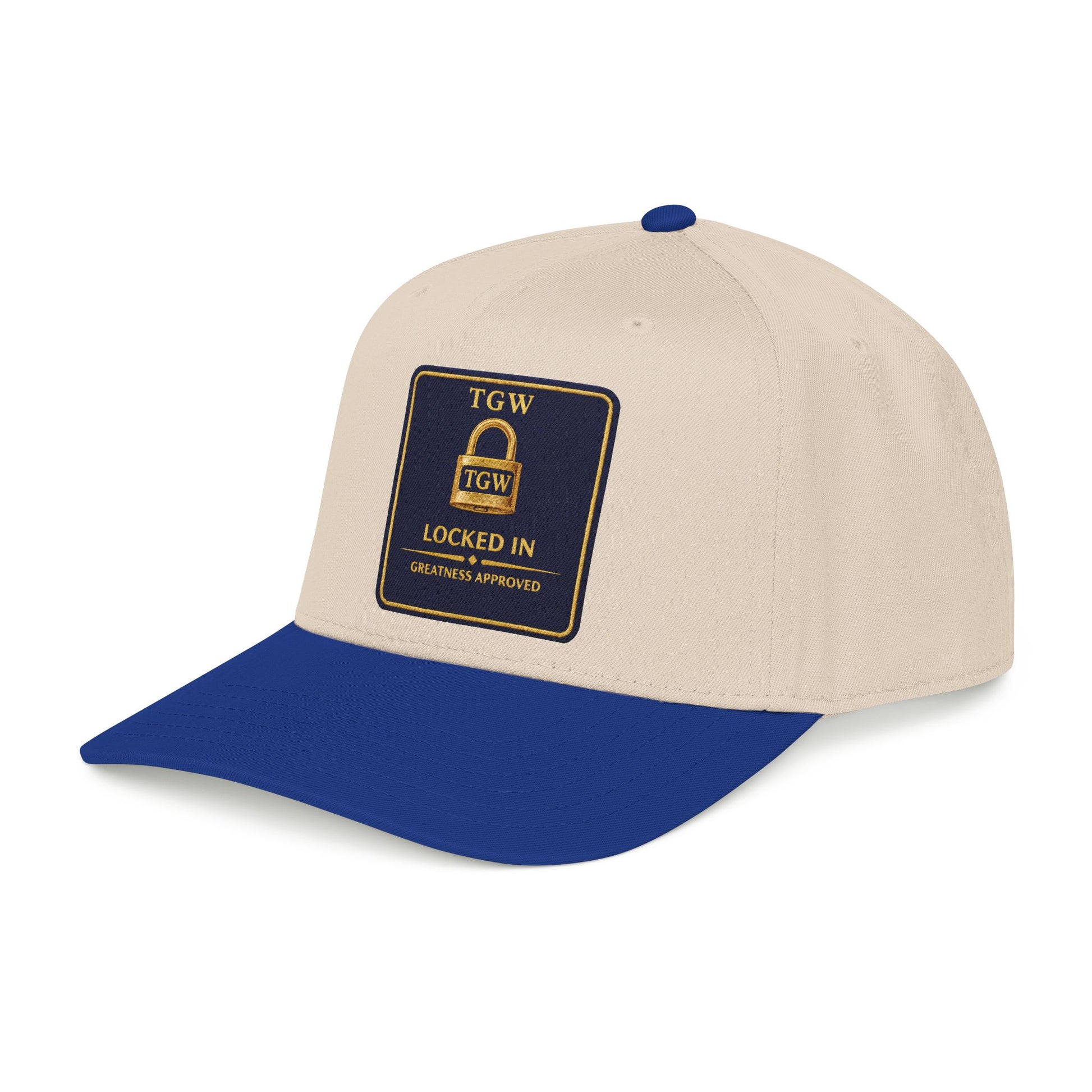 TGW “LOCKED IN” — Greatness Approved   Mid Profile Baseball Cap