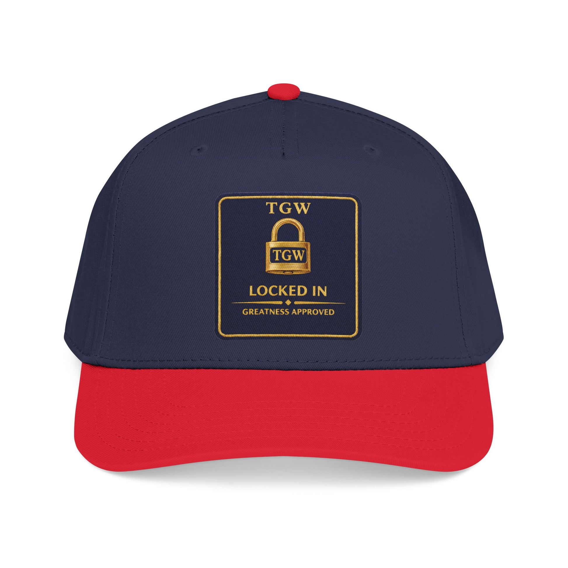 TGW “LOCKED IN” — Greatness Approved   Mid Profile Baseball Cap
