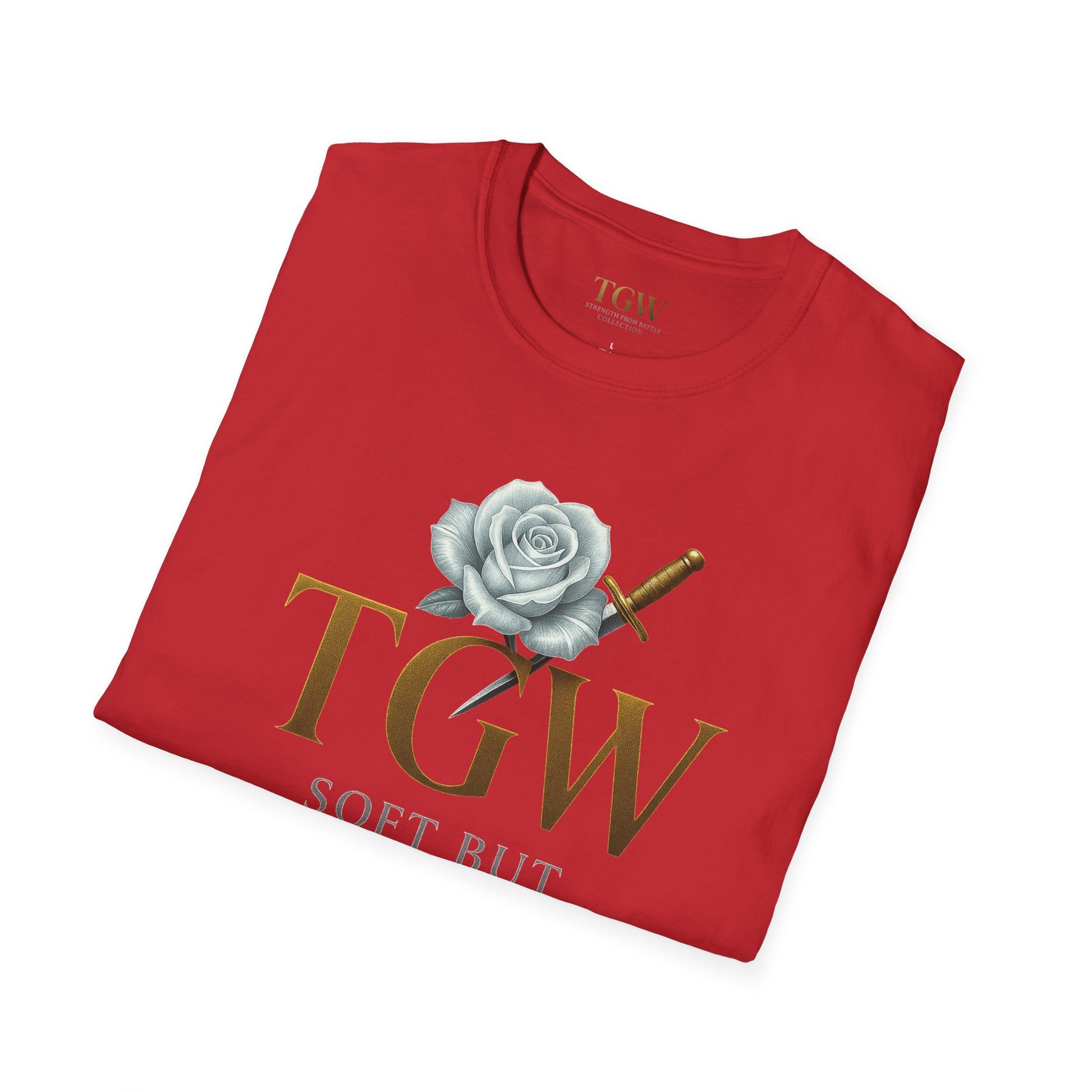 Soft style T-Shirt - Soft but Unbreakable Graphic Tee, Motivational Shirt, Gift for Her, Casual Wear, Inspirational Fashion