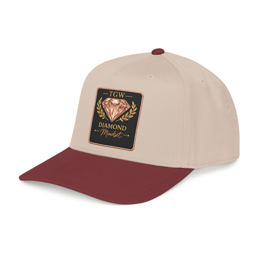TGW Diamond Mindset Cap "Built Under Pressure"  Mid Profile Baseball Cap