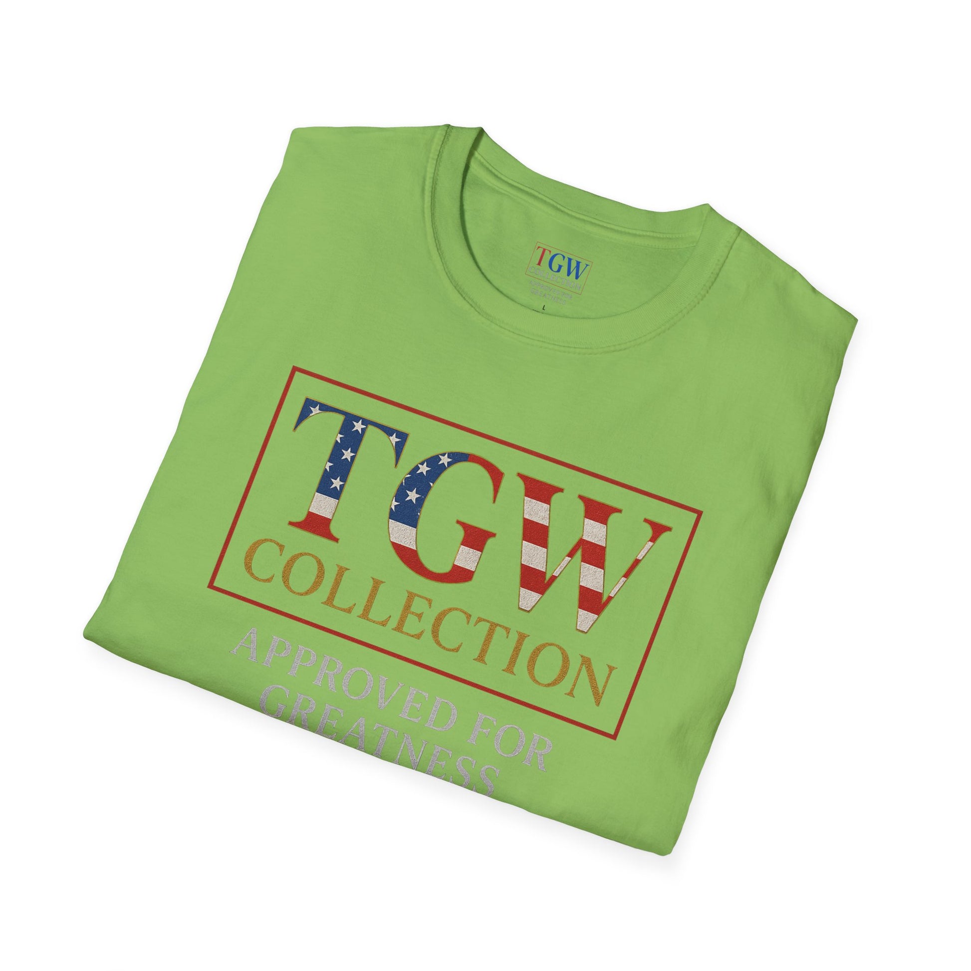 Soft style T-Shirt: TGW Collection, Approved for Greatness - Comfortable Apparel for Everyday, Gifts for Friends, USA Pride