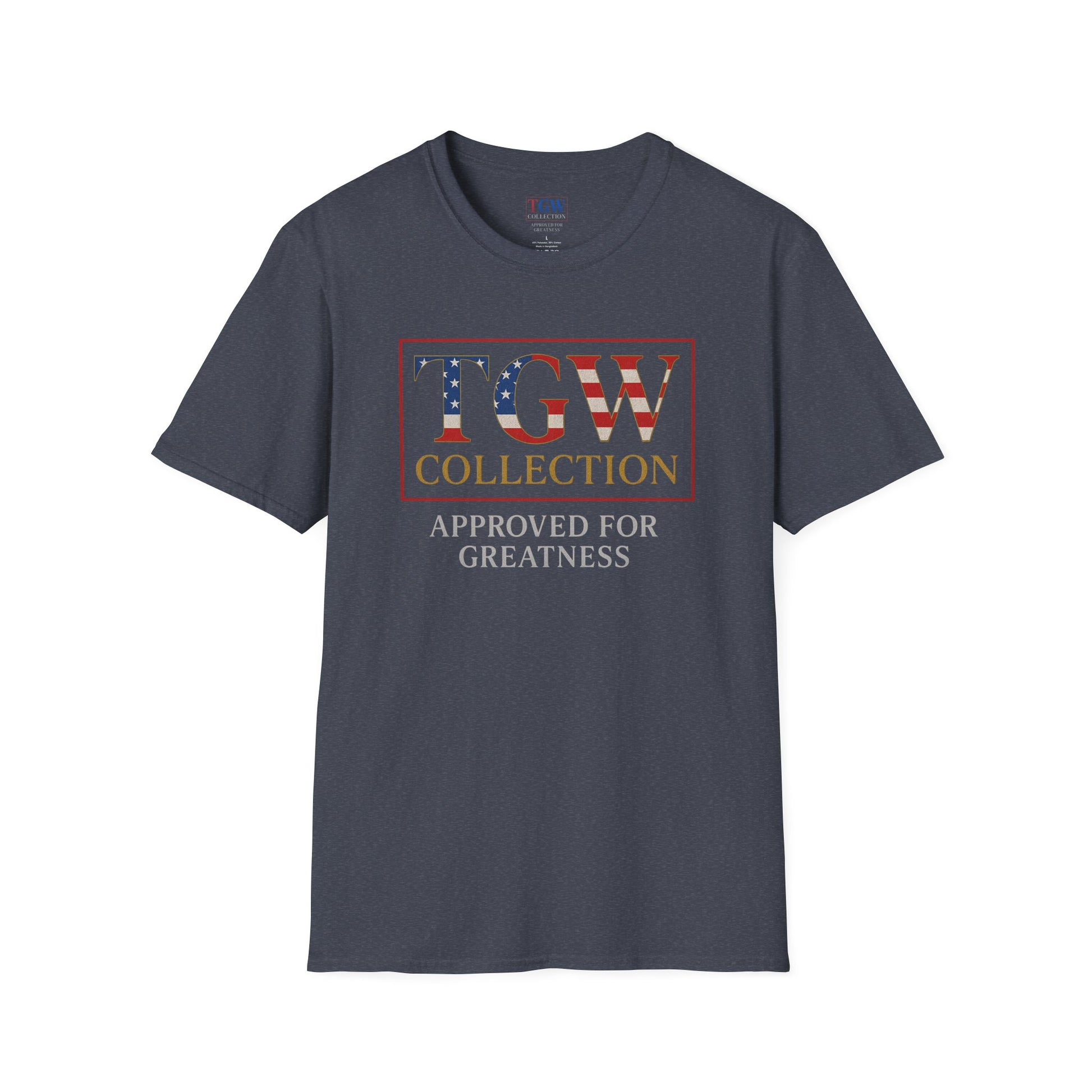Soft style T-Shirt: TGW Collection, Approved for Greatness - Comfortable Apparel for Everyday, Gifts for Friends, USA Pride