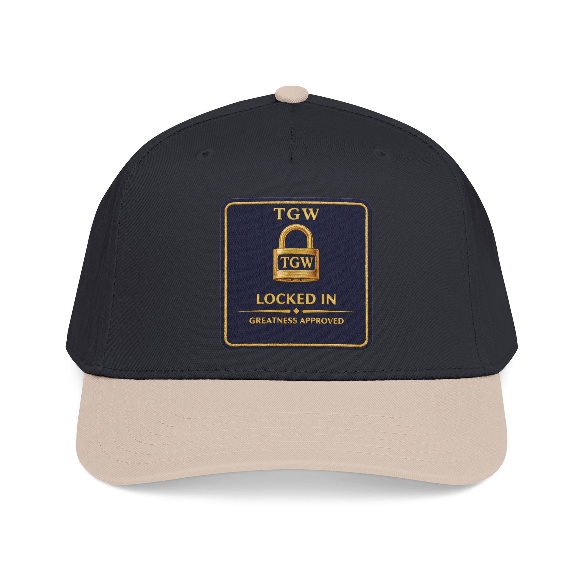 TGW “LOCKED IN” — Greatness Approved   Mid Profile Baseball Cap