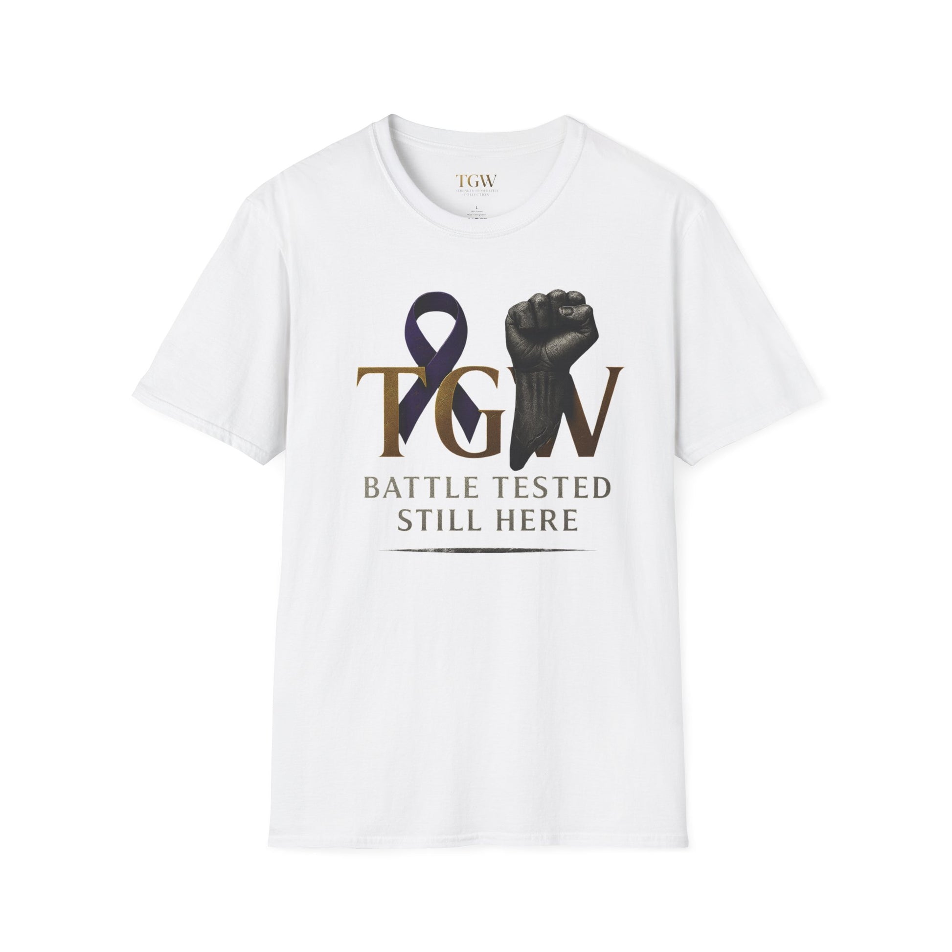 Men Empowerment Graphic Tee - Soft style T-Shirt, Battle Tested Shirt, Motivational Gift, Activism Apparel, Everyday Wear, Gift for Heroes