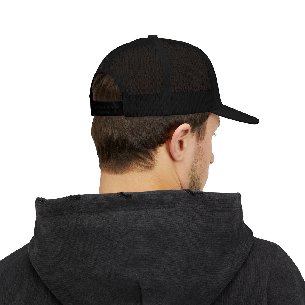 Embroidered Snapback Trucker Cap - Strength from Battle Collection, Adjustable Hat for Outdoors, Sportswear, Trendy Gift
