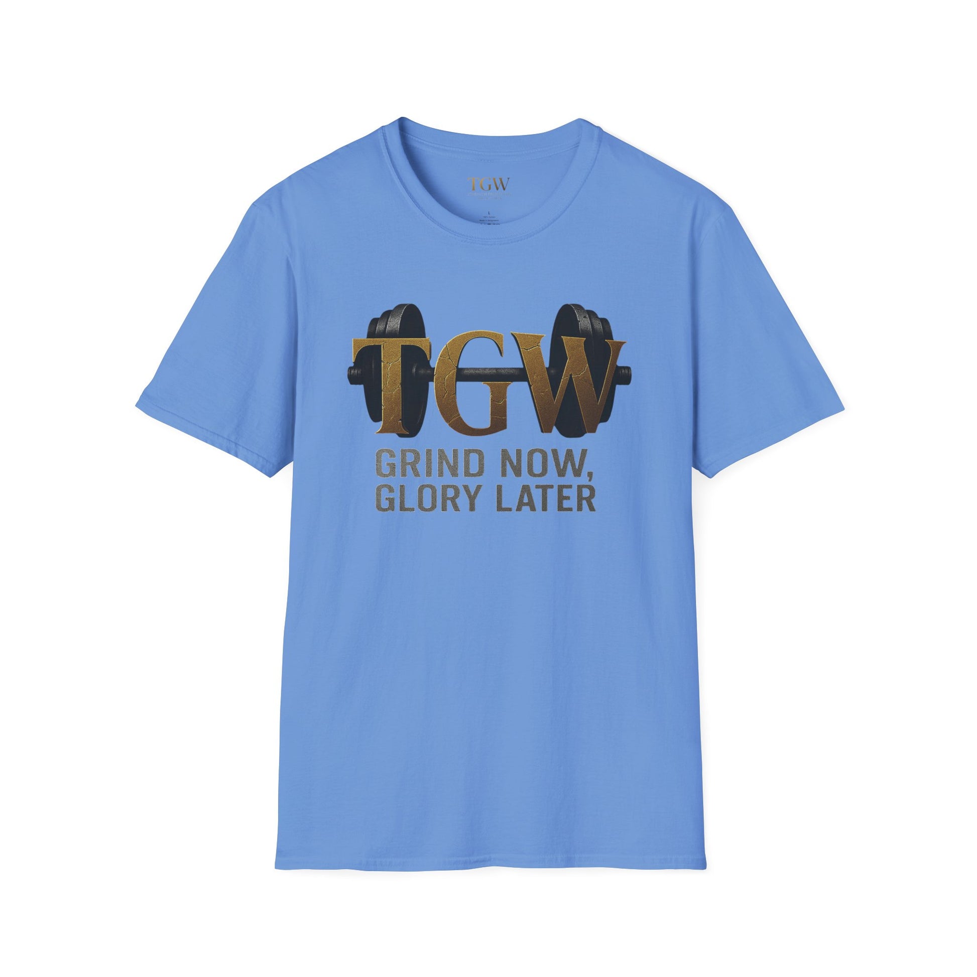 Gym Motivation T-Shirt | "Grind Now, Glory Later" | Fitness Tee, Workout Shirt, Athletic Apparel, Gift for Gym Lovers