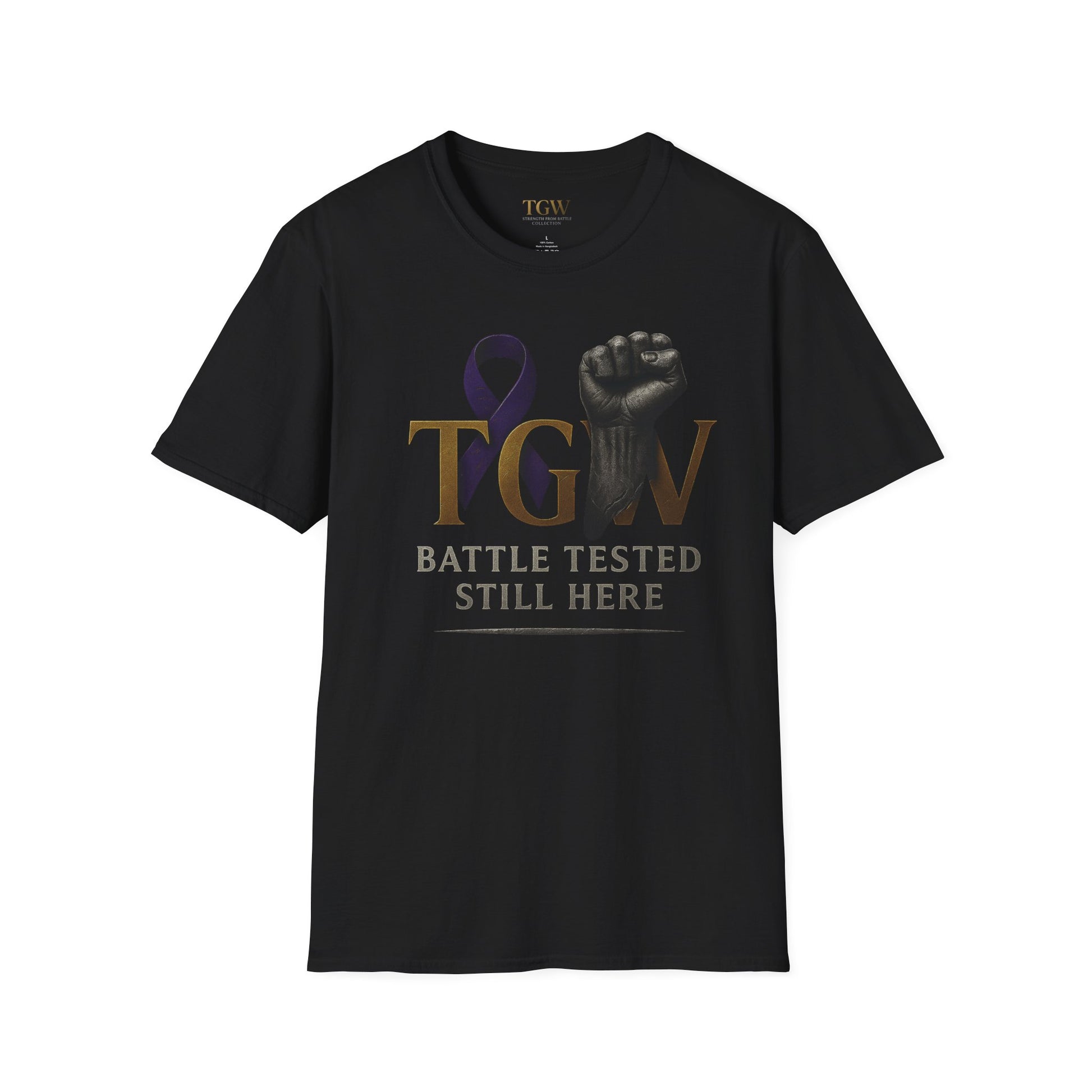 Men Empowerment Graphic Tee - Soft style T-Shirt, Battle Tested Shirt, Motivational Gift, Activism Apparel, Everyday Wear, Gift for Heroes