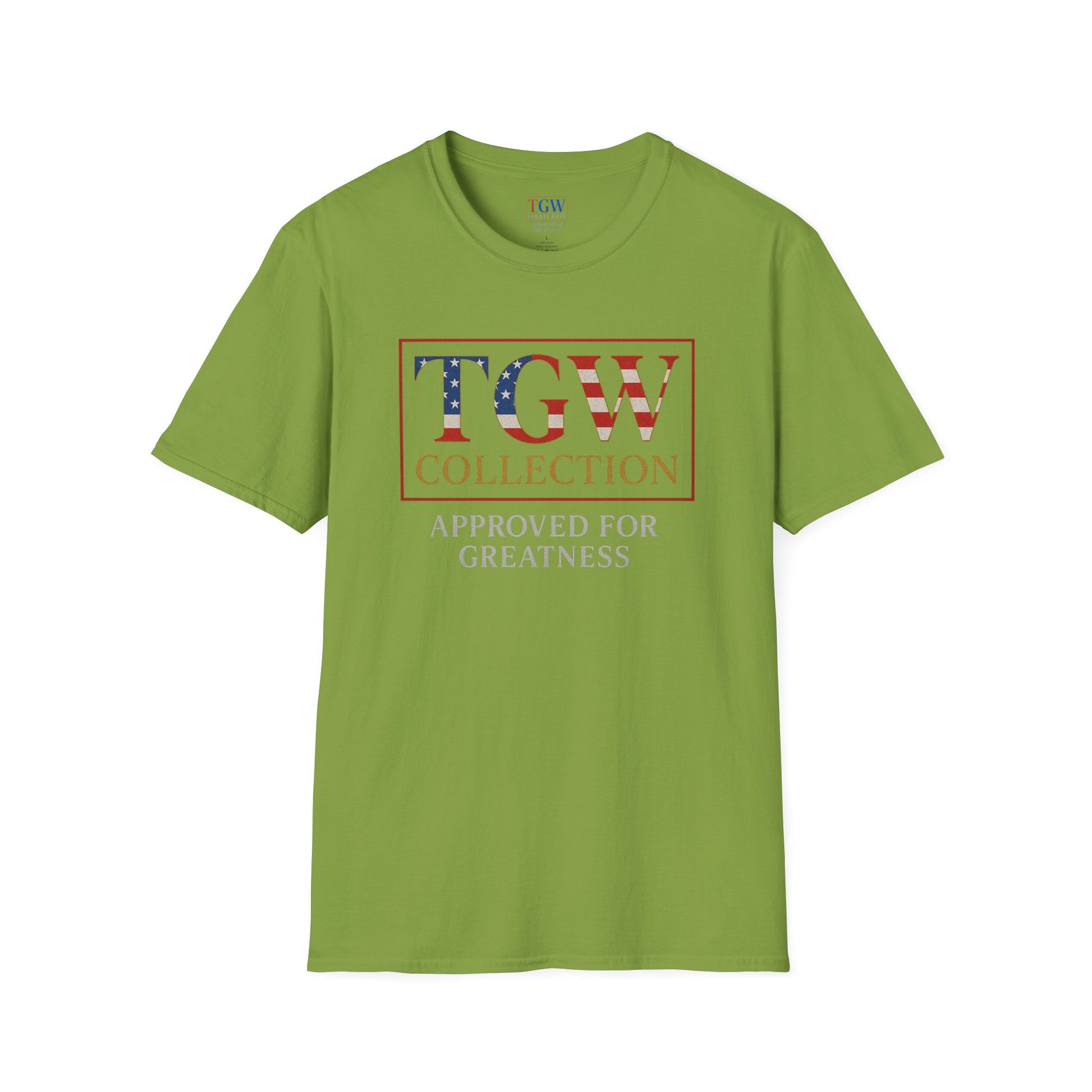 Soft style T-Shirt: TGW Collection, Approved for Greatness - Comfortable Apparel for Everyday, Gifts for Friends, USA Pride