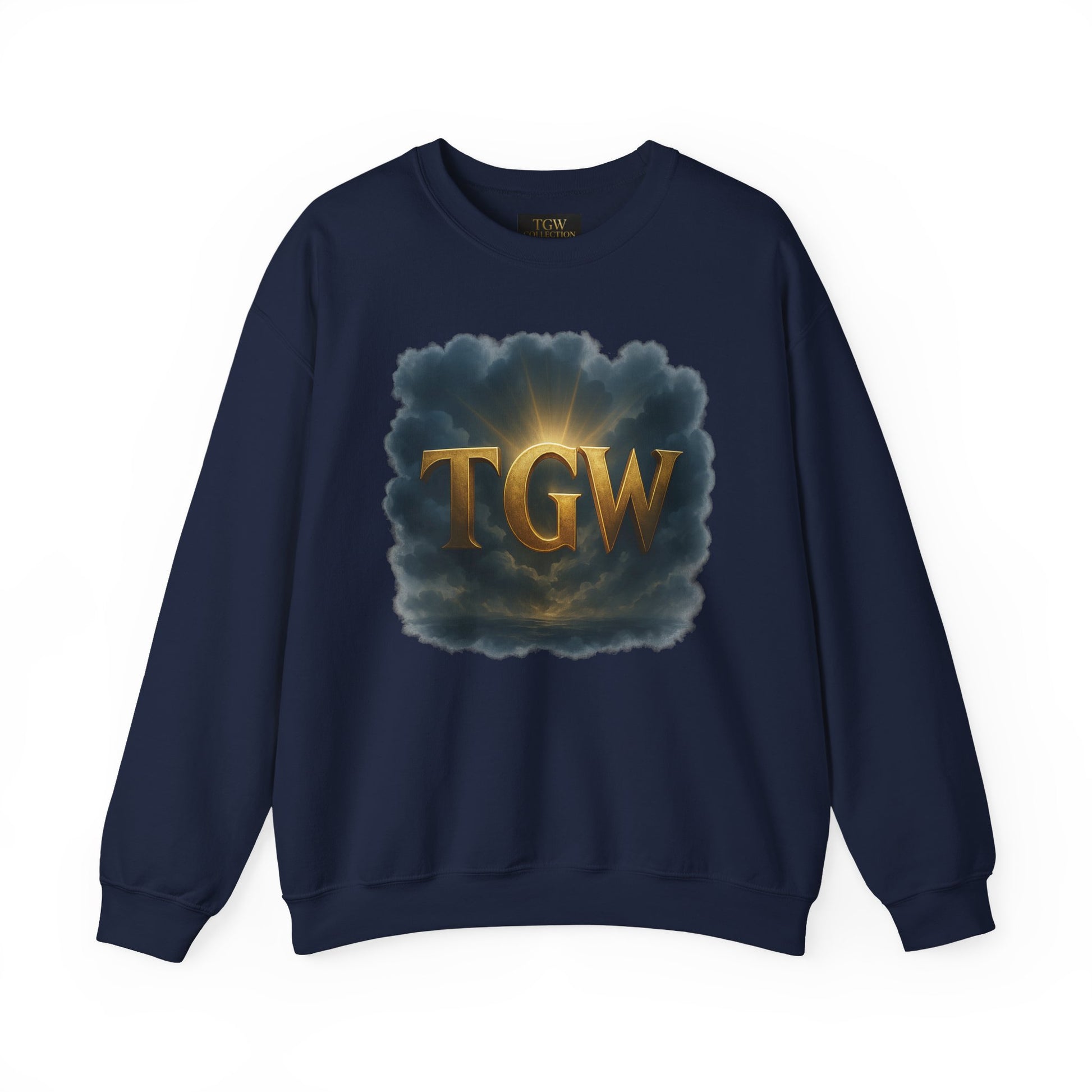 TGW Vintage Crewneck Sweatshirt, Cozy Fashion, Casual Wear, Autumn Layers, Relaxed Style
