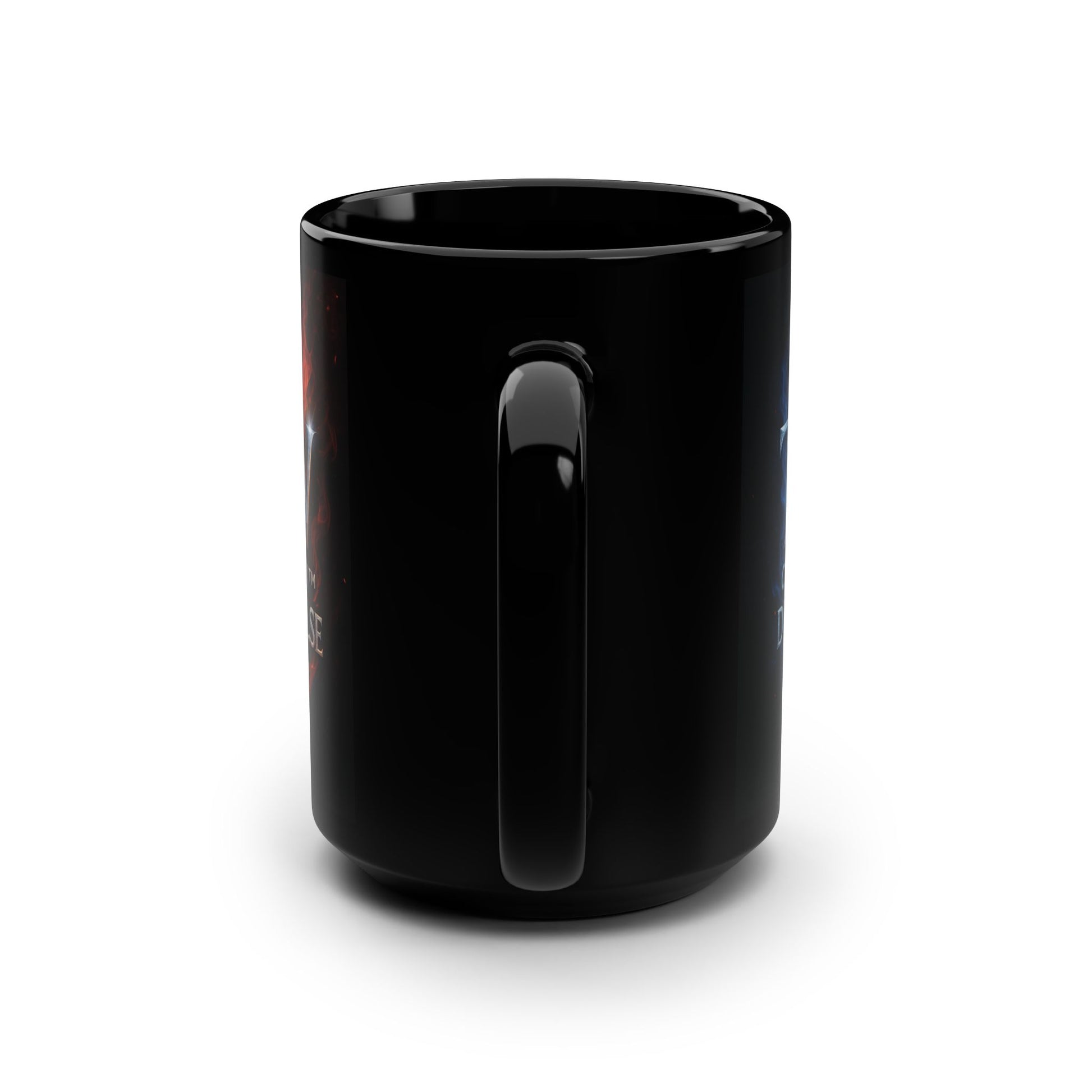 TGW Diamond Pulse Black Mug, 15oz