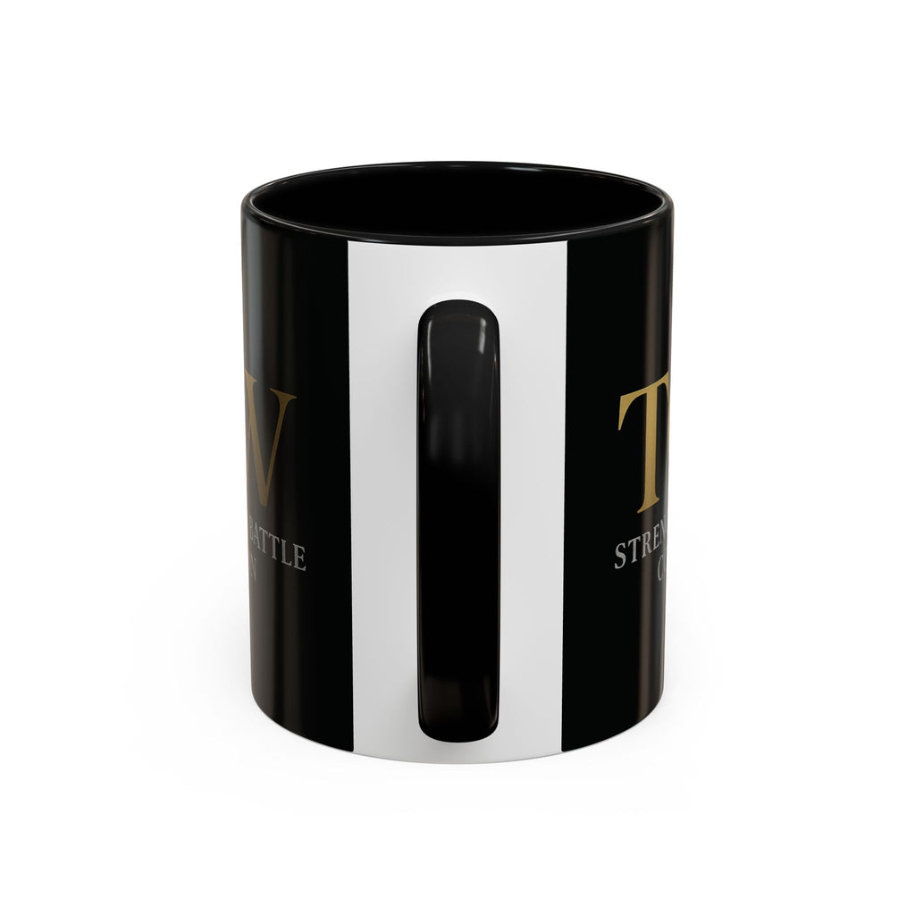 Empowering Accent Coffee Mug - Strength from Battle Collection, Motivational Gift, Coffee Cup, Inspirational Mug, Tea Gift Idea