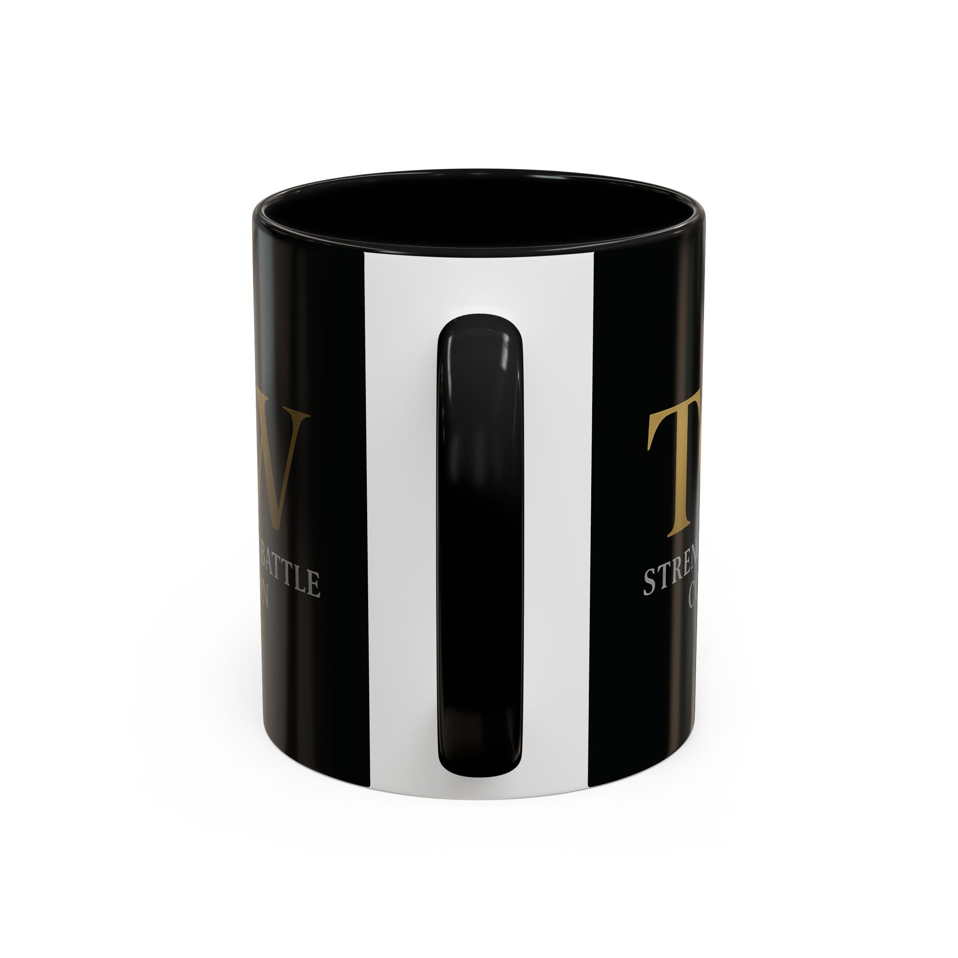 Empowering Accent Coffee Mug - Strength from Battle Collection, Motivational Gift, Coffee Cup, Inspirational Mug, Tea Gift Idea