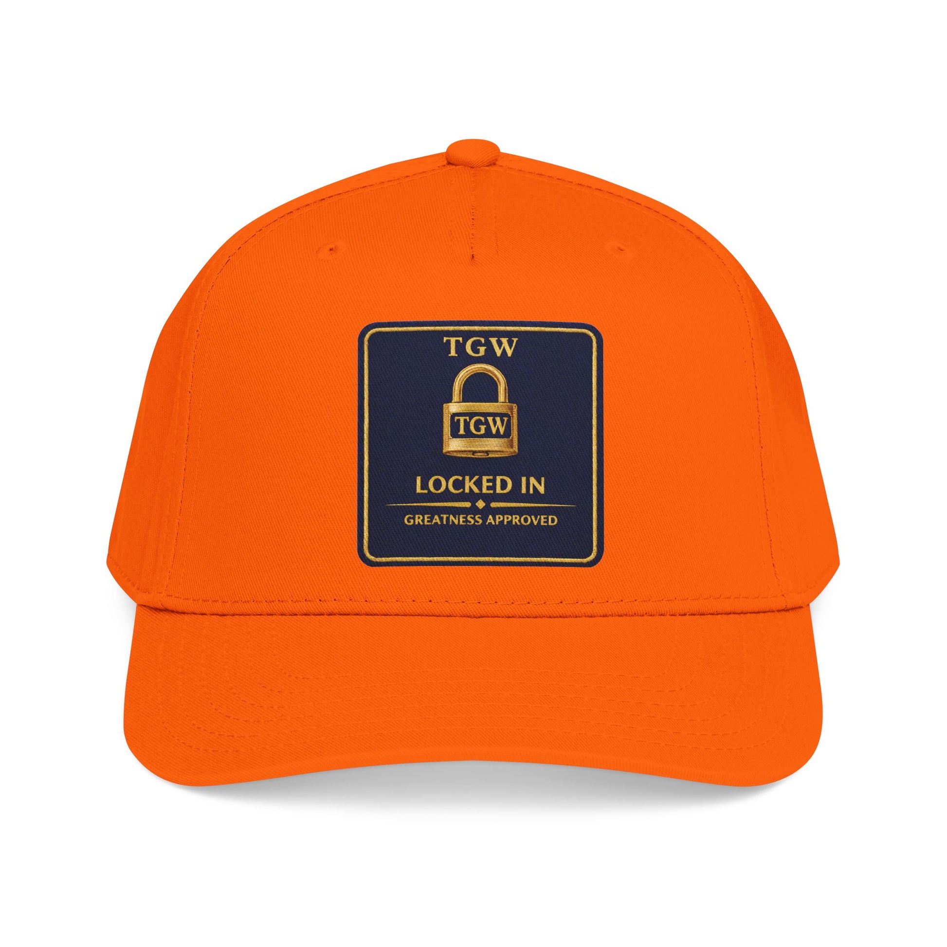 TGW “LOCKED IN” — Greatness Approved   Mid Profile Baseball Cap