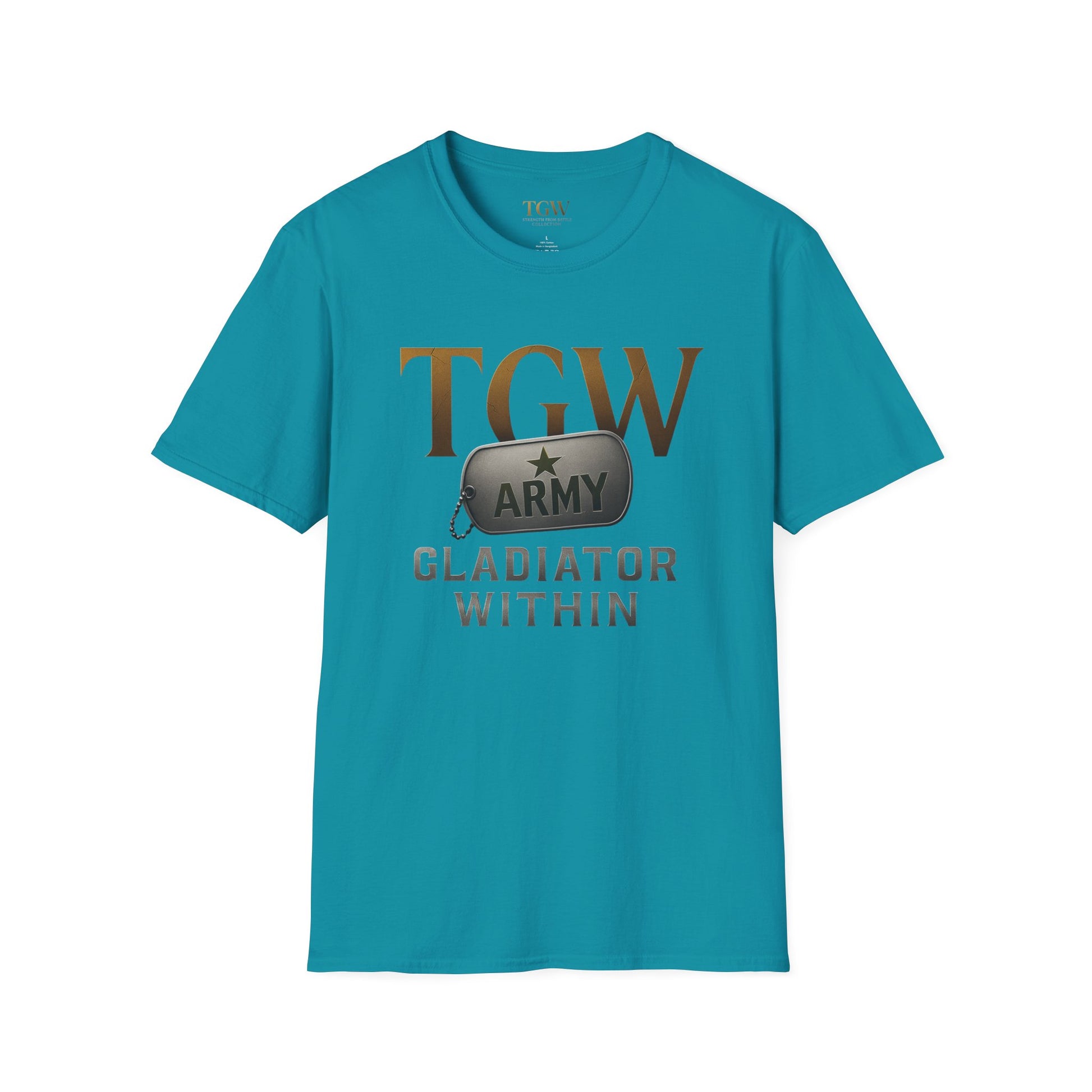 Gladiator Within T-Shirt, Unisex Army Tee, Motivational Gift, Fitness Apparel, Casual Wear, Workout Top, Inspirational Shirt