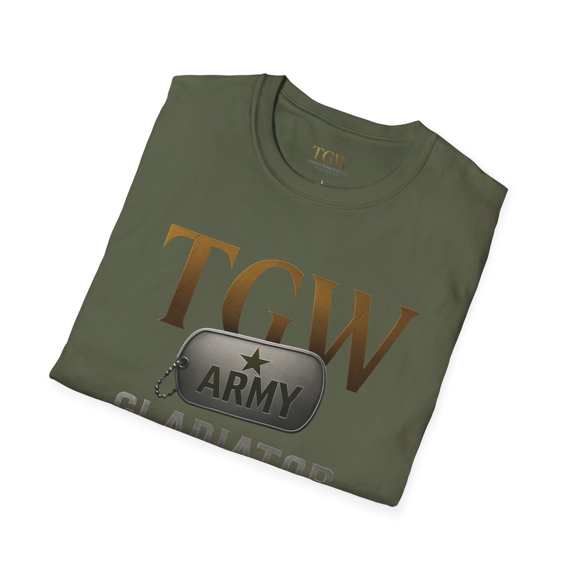 Gladiator Within T-Shirt, Unisex Army Tee, Motivational Gift, Fitness Apparel, Casual Wear, Workout Top, Inspirational Shirt