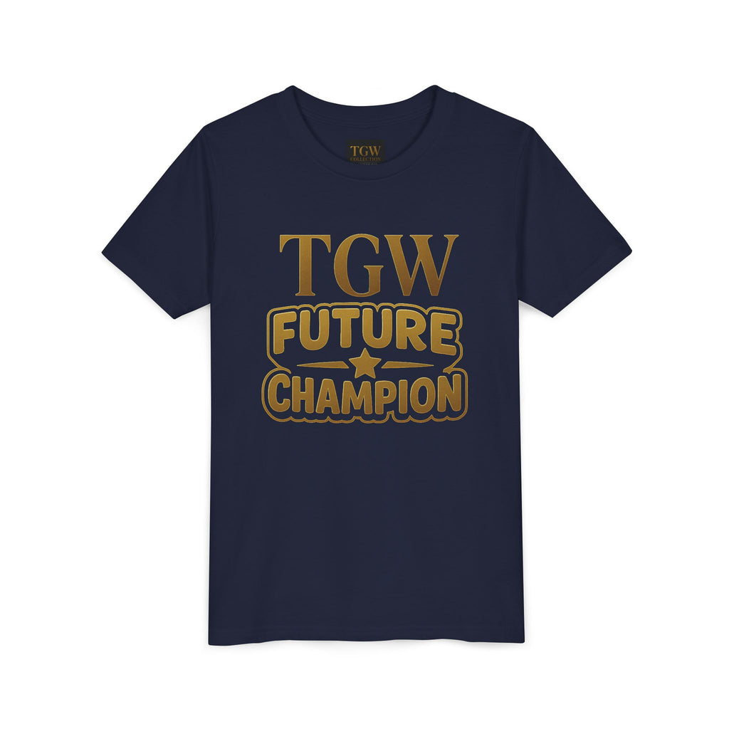 Future Champion Youth Tee - Motivational Kids Shirt, Sportswear, Birthday Gift, Fun Apparel, Champion Theme