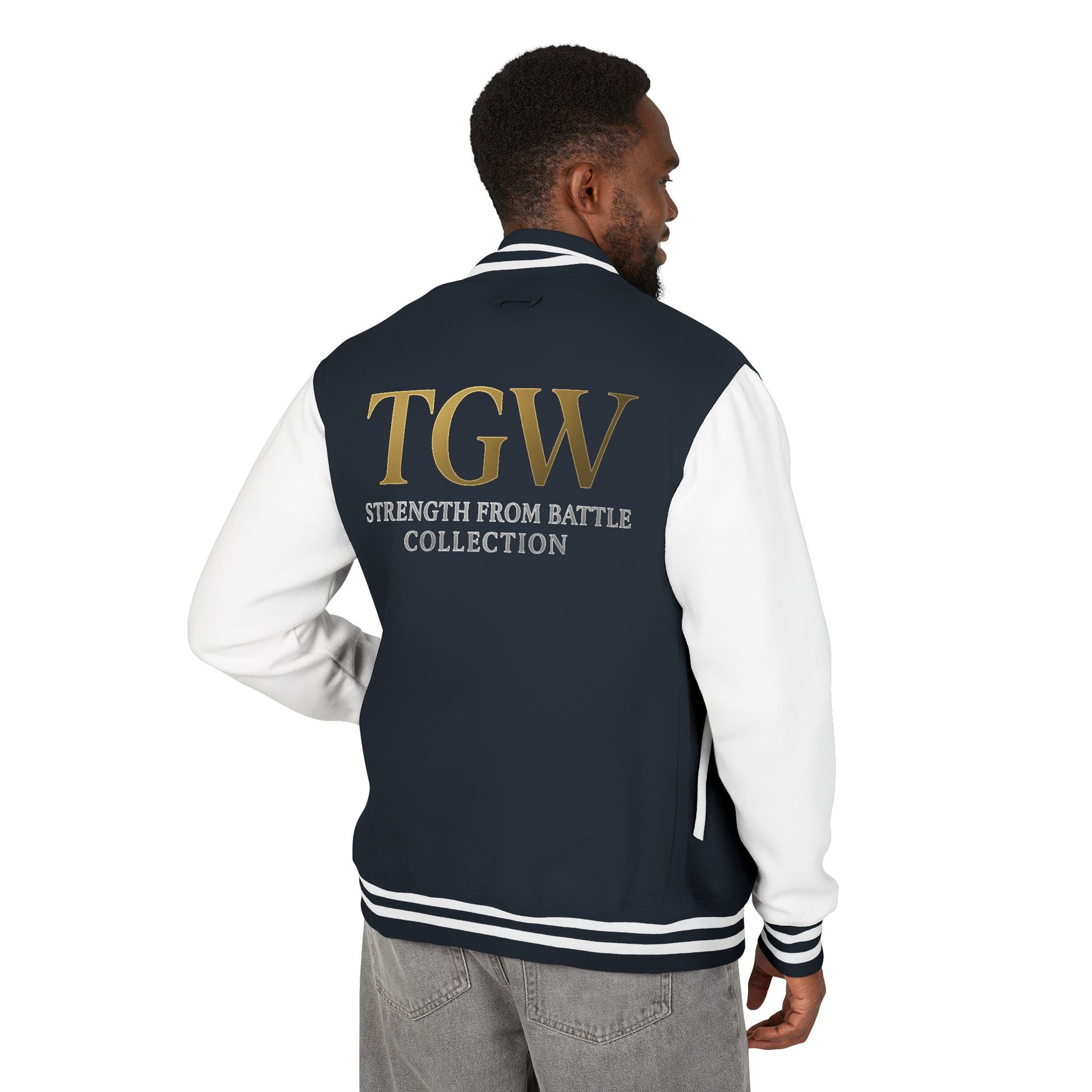 Men Heavyweight Letterman Jacket - Vintage Style Varsity Jacket for Everyday Wear, Sports Events, Graduation, Casual Outings, Team Spirit