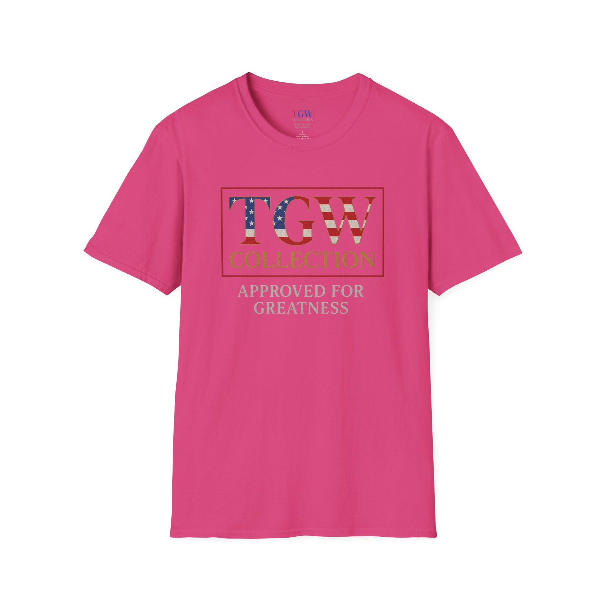 Soft style T-Shirt: TGW Collection, Approved for Greatness - Comfortable Apparel for Everyday, Gifts for Friends, USA Pride
