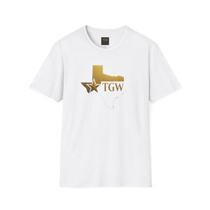 Texas Gold Star TGW T-Shirt — State Outline & Star Logo